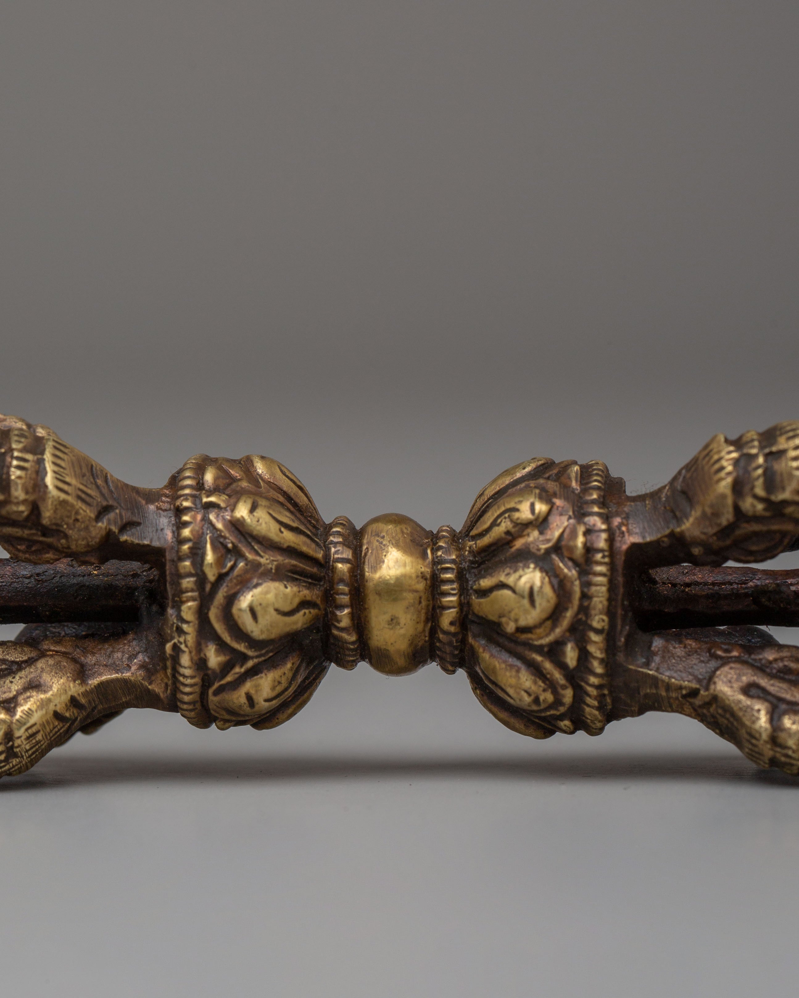 Traditional Buddhist Vajra and Bell Set | Handcrafted Tibetan Ritual Tools