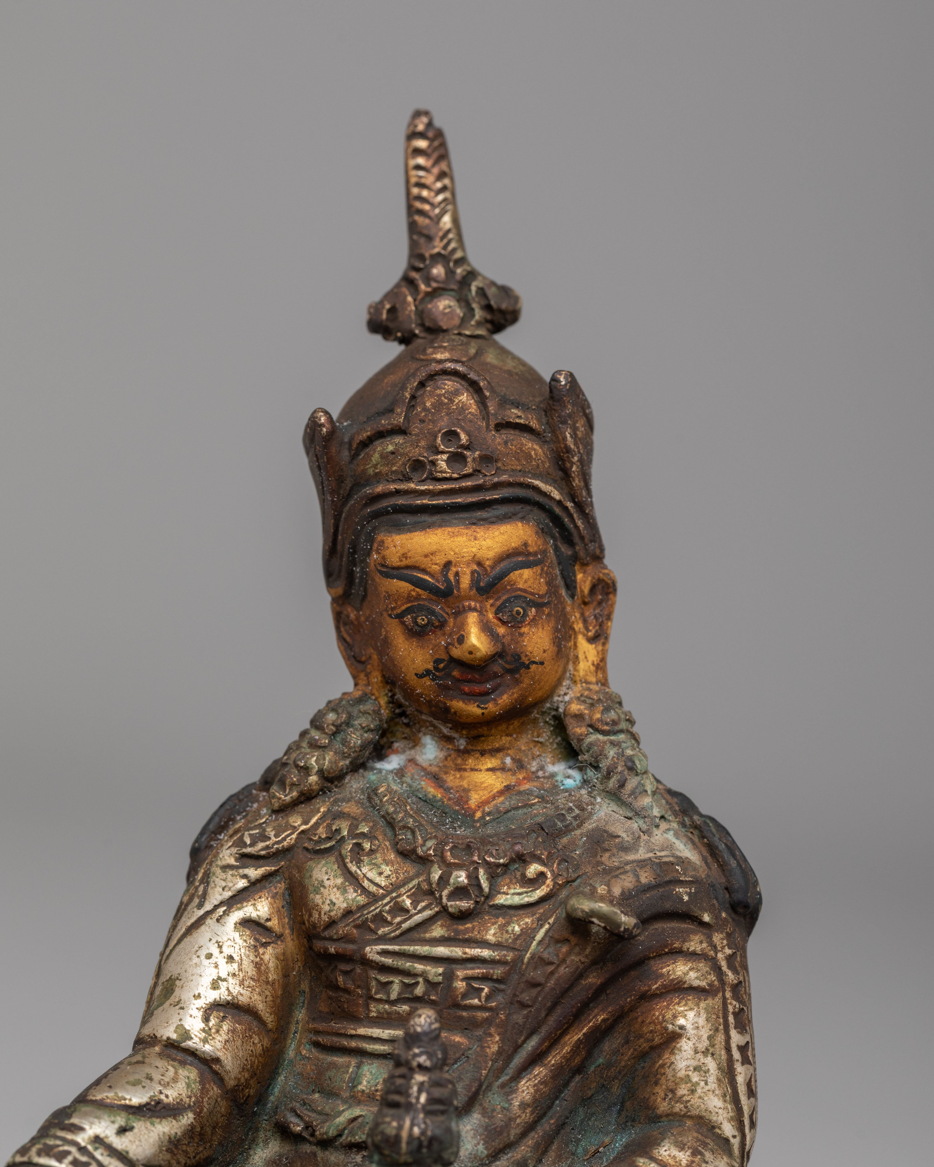 Handcrafted Altar Guru Rinpoche Statue | Padmasambhava Buddhist Art