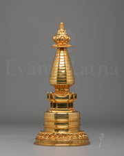 Traditional Tibetan kadampa Altar Stupa
