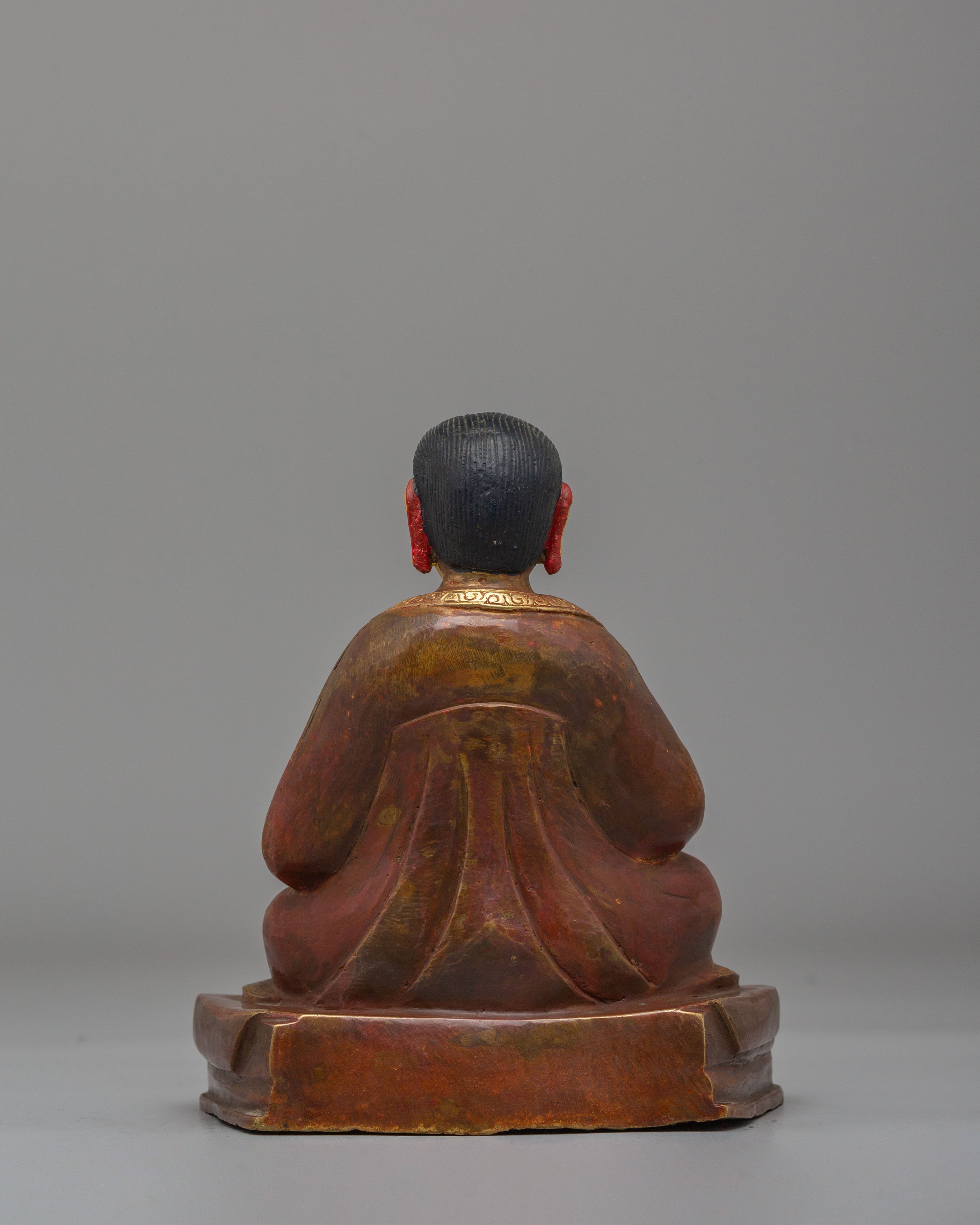 Traditional Buddhist Marpha Sculpture | 24K Gold Plated Copper Sculpture