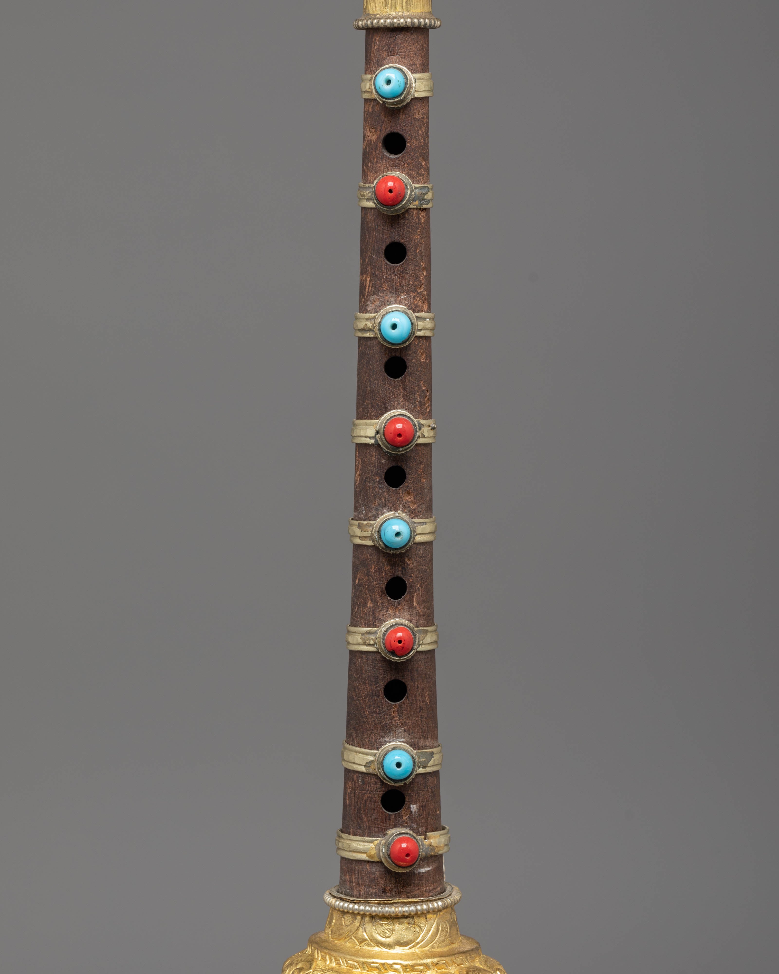 Gyaling Set for Ritual Ceremonies | Buddhist Temple Instrument Decor
