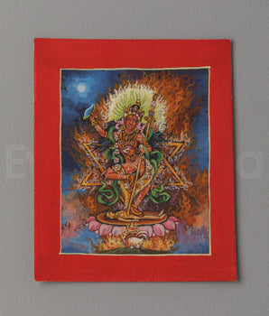 Vajravarahi Thangka For Locket 