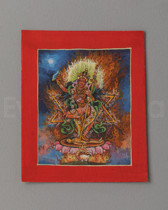 Vajravarahi Thangka For Locket 