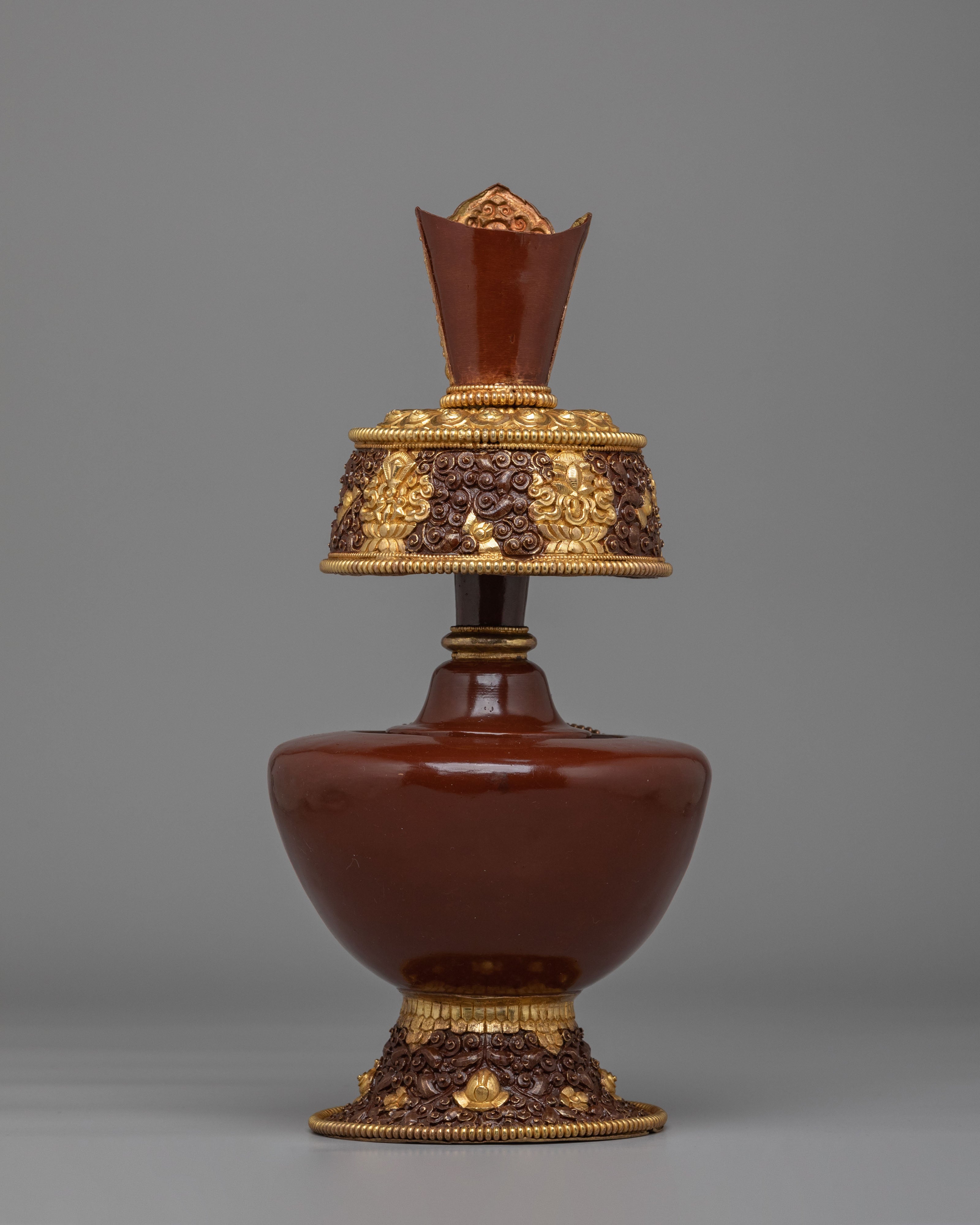 Tibetan Altar Bhumba Set | Copper Body Bhumba Set
