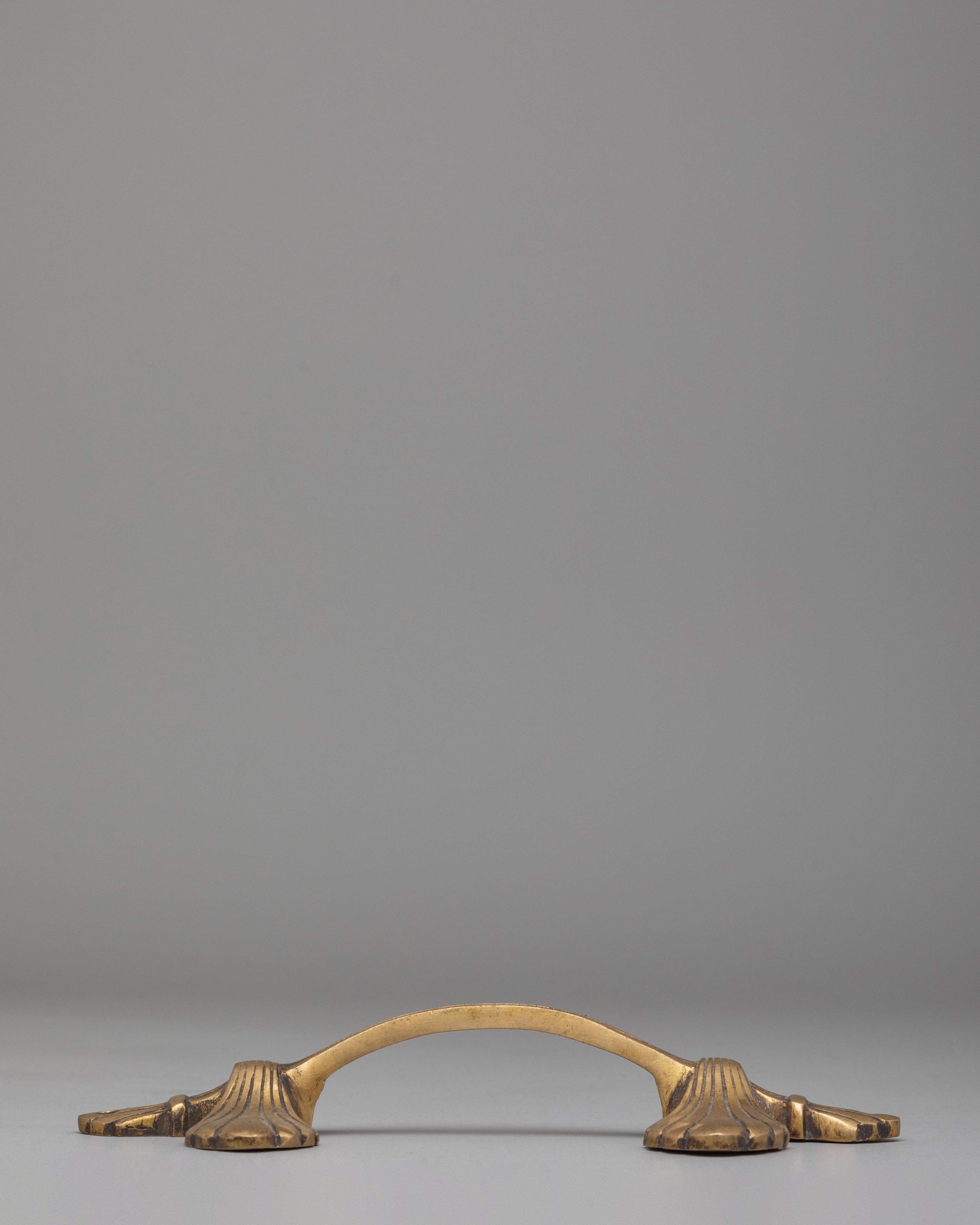 Handcrafted Brass Door Handle Set | Traditional Decorative Door Pulls
