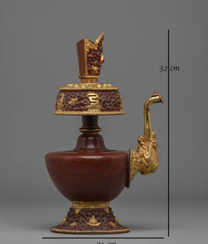 Copper Bhumba for Offering | Spiritual Home Decor