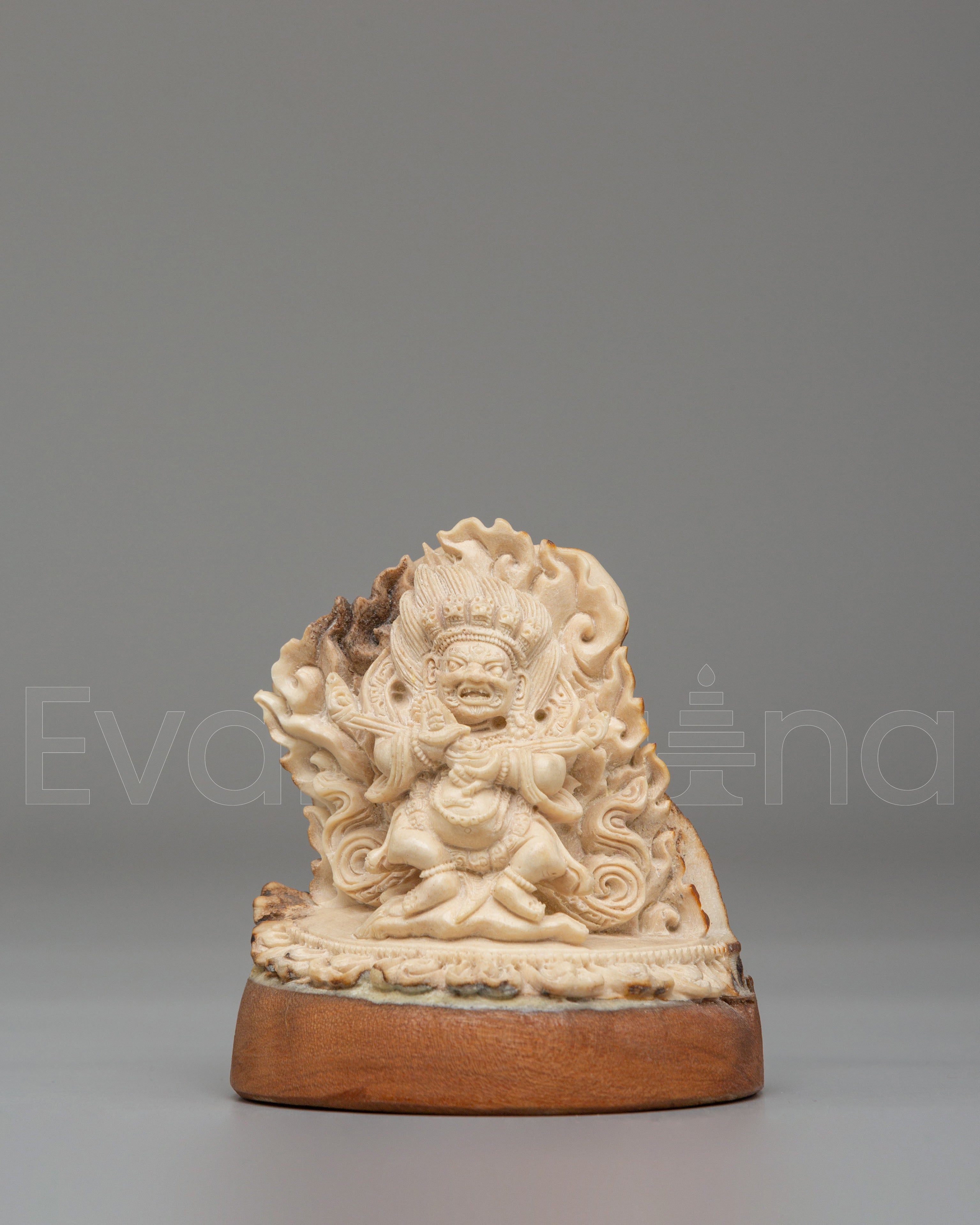 Mahakala Bone Sculpture 