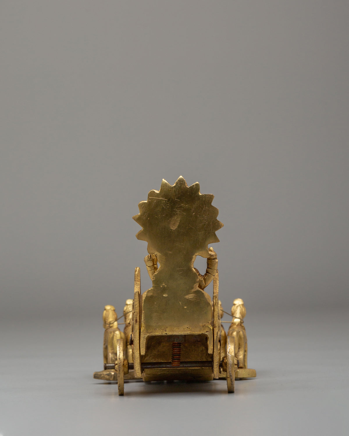 Sacred Surya Dev Rath Sculpture | Divine Vehicle of Sun God Surya Dev
