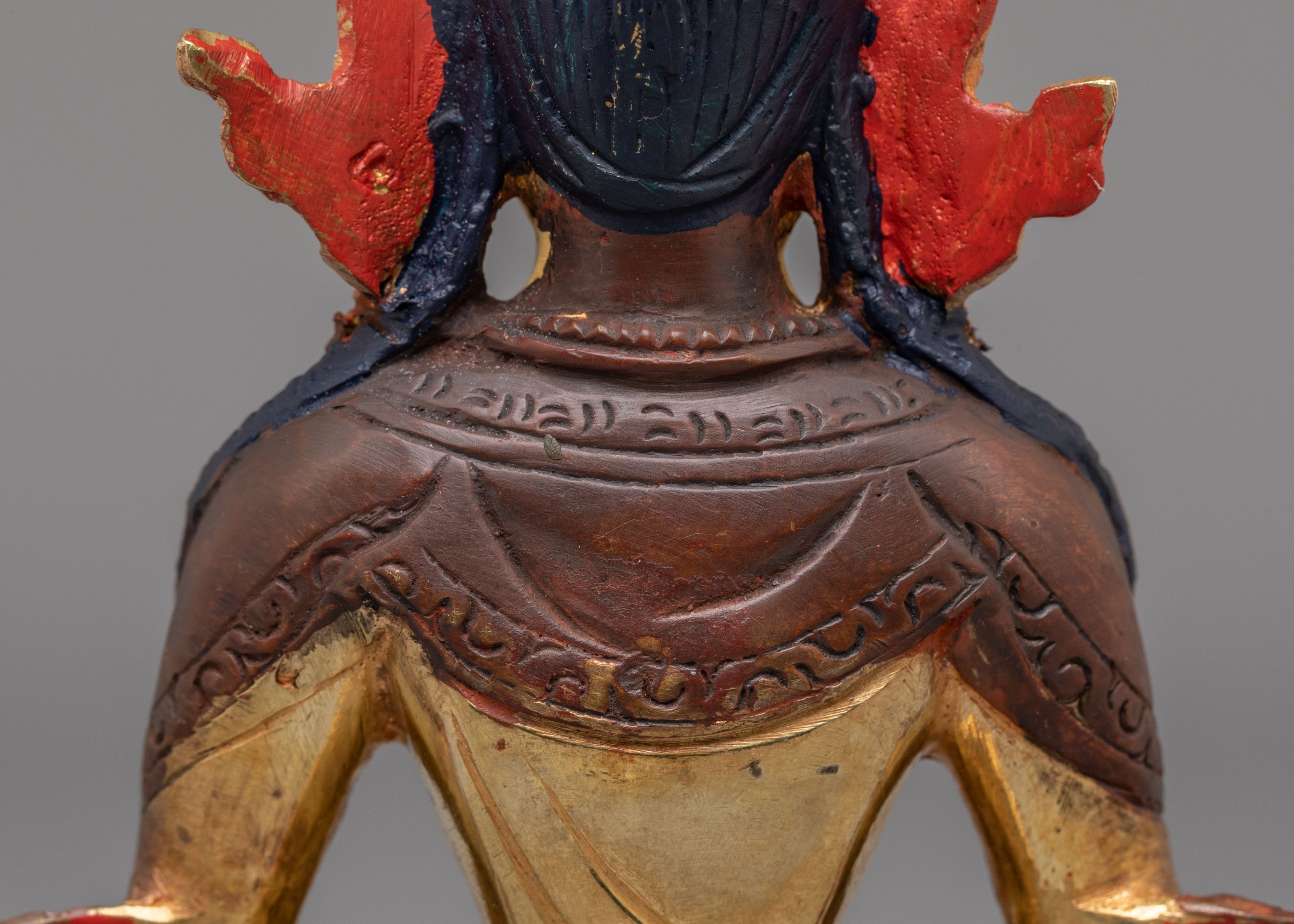 Handmade Long Life Buddha Amitayus Statue | Himalayan Buddhist Sacred Art