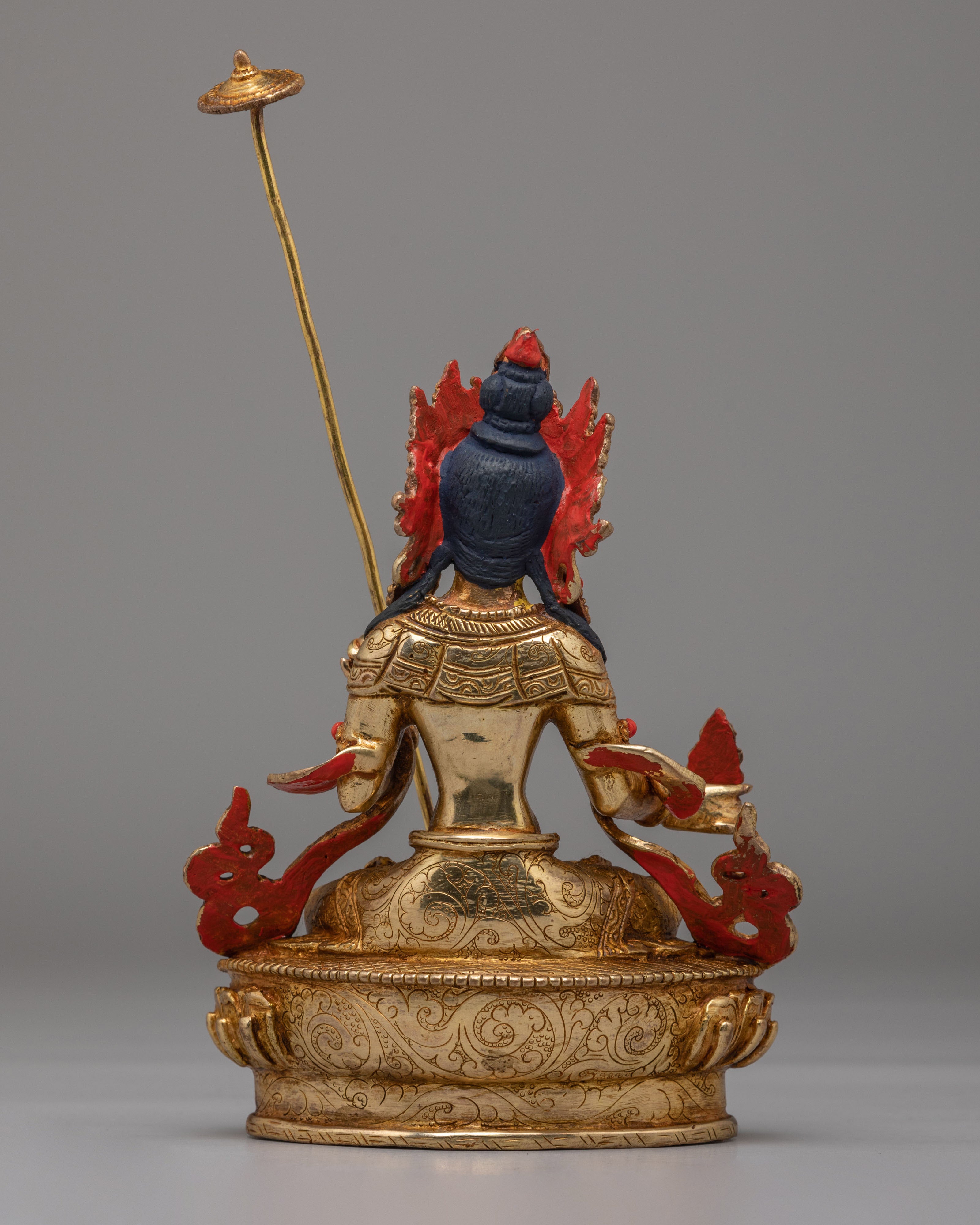 Sacred Tibetan Dukar Sculpture | White Parasol Protection Deity