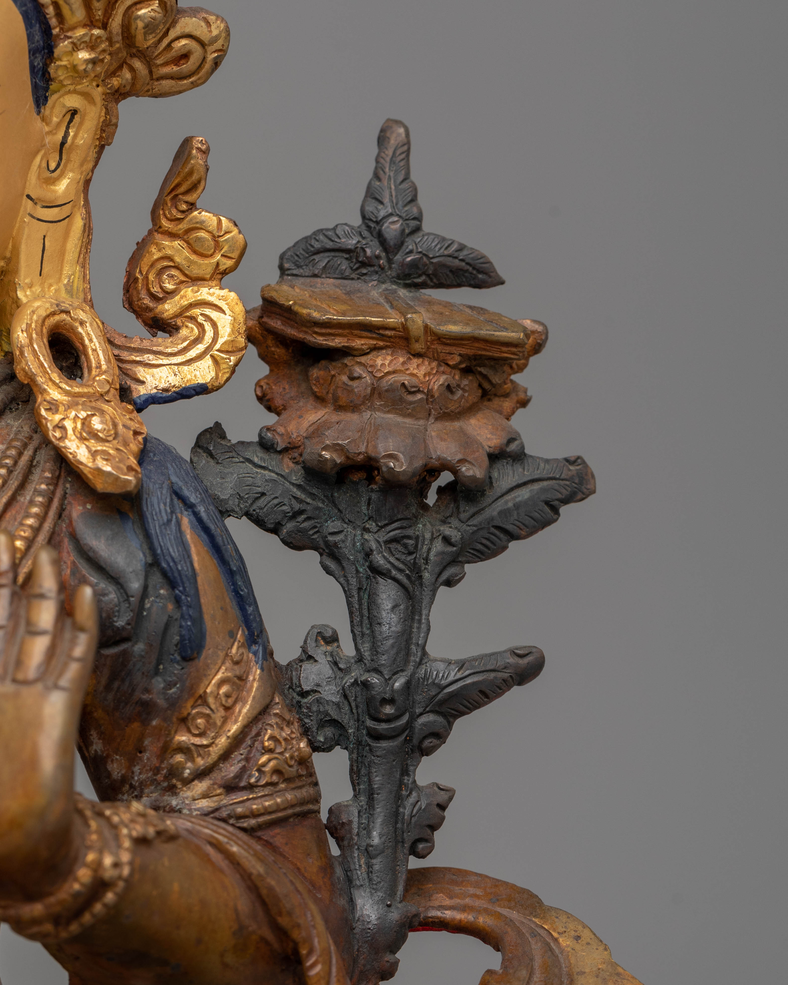 Handcrafted Manjushri Statue of Power and Wisdom | Spiritual Home Decor