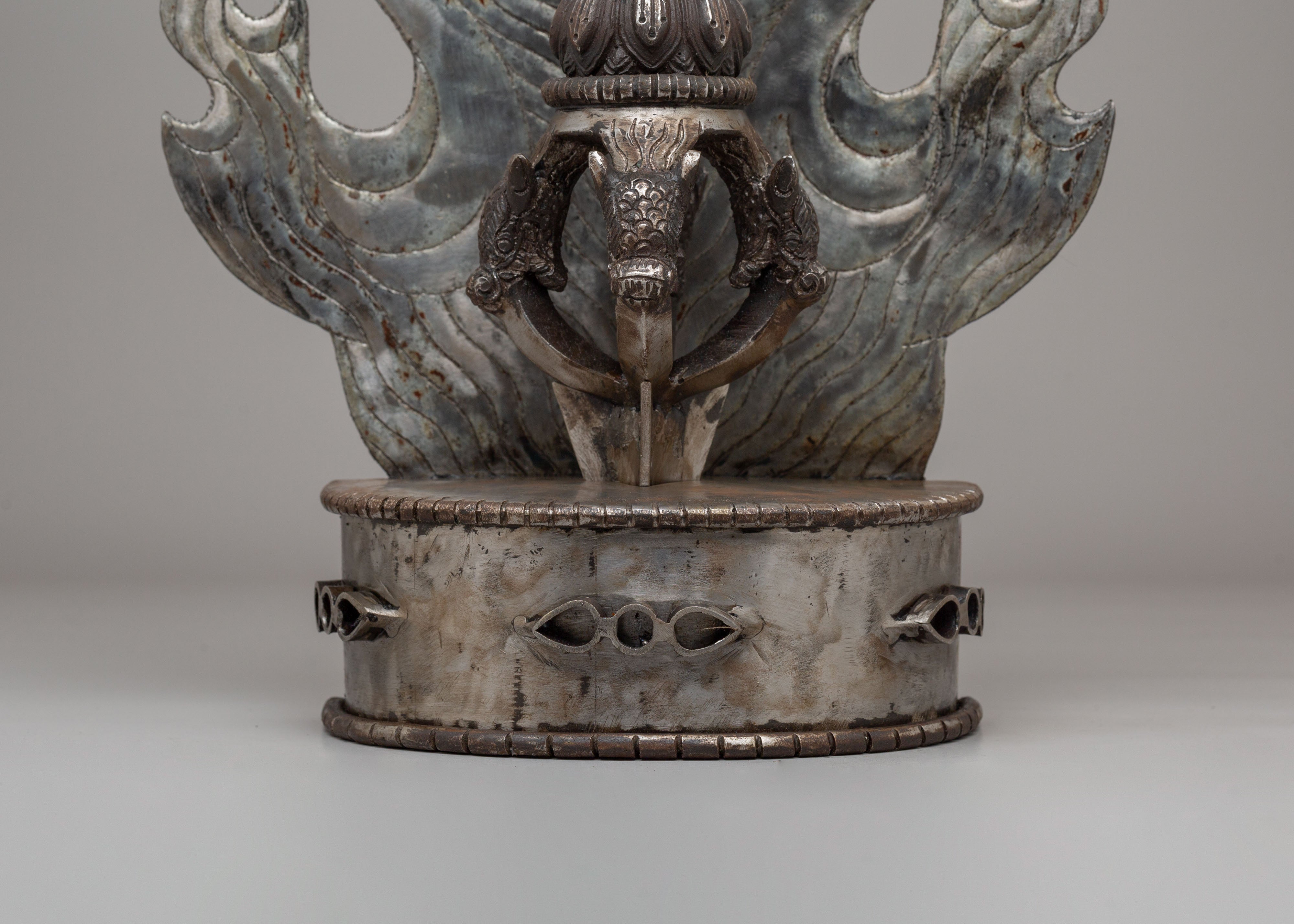 Tibetan Vajra with Flames | Spiritual Tool for Meditation & Protection
