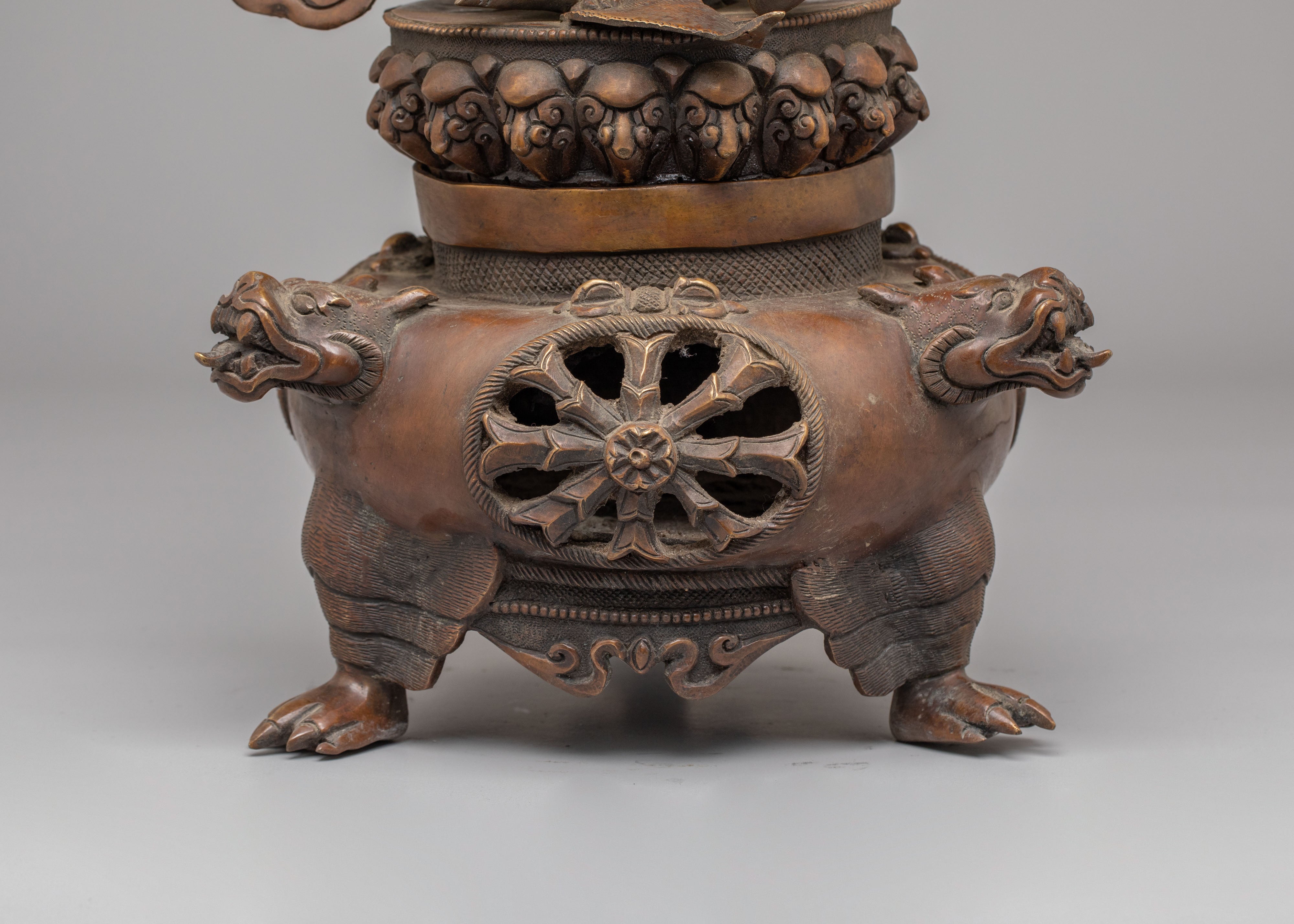 Tibetan Vajradhaka Sculpture for Purification | Buddhist Altar Decor for Ritual Practice