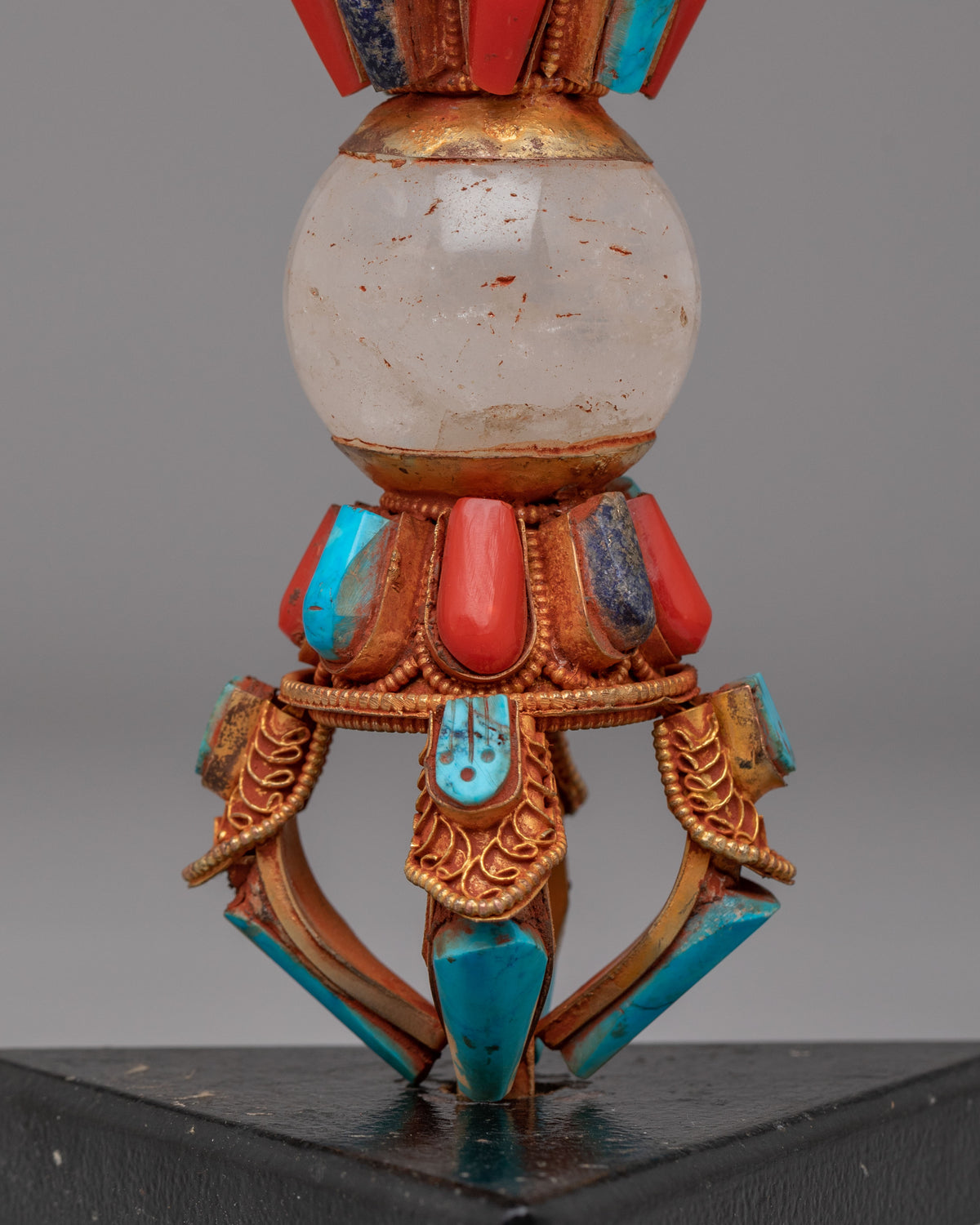 Spiritual Ritual Vajra | Hand-carved gemstone & crystal vajra