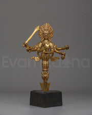 Handmade Mahakala Buddhist Phurba | Sacred Tibetan Ritual Dagger