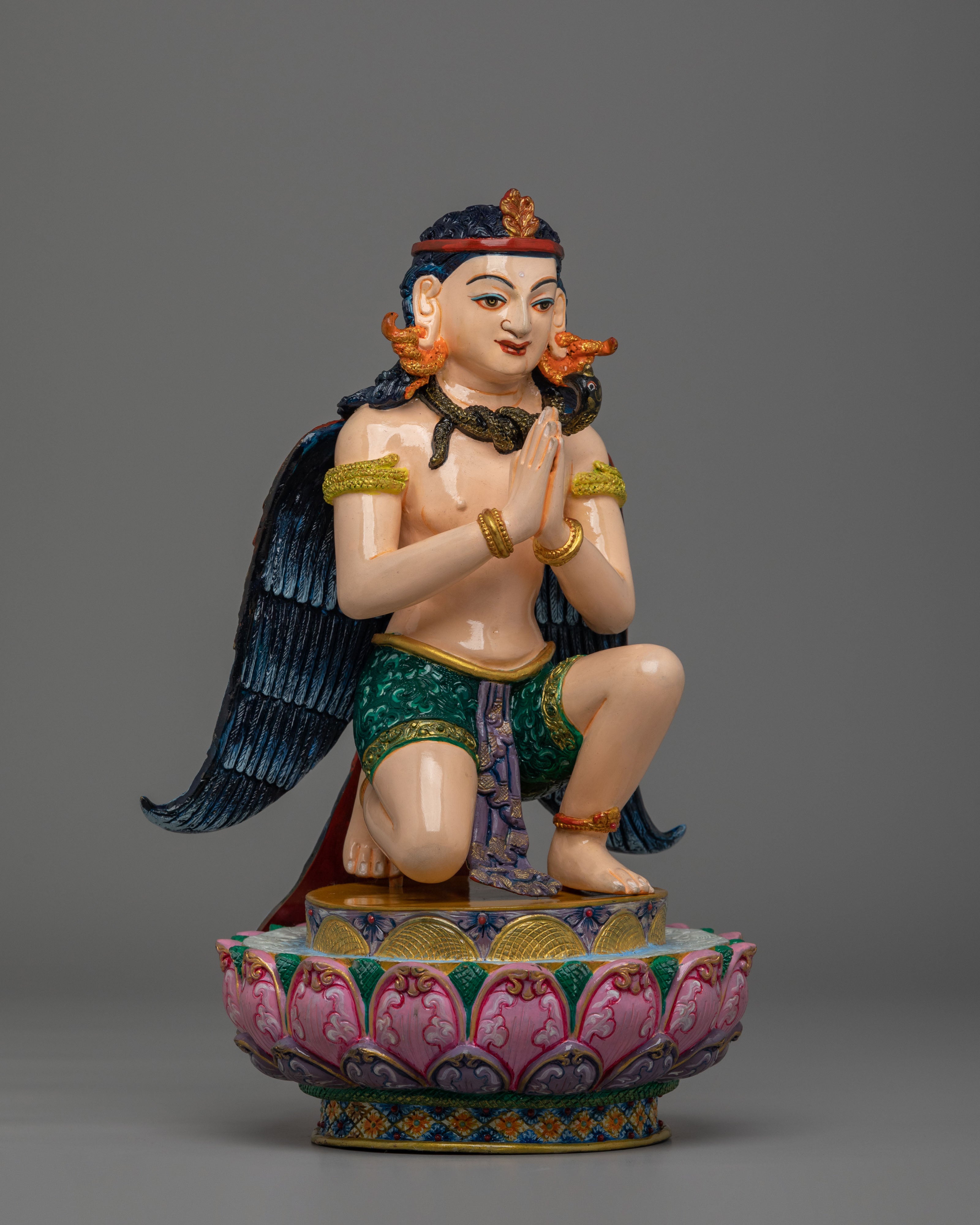 Traditional Garuda Statue | Handcrafted Guardian Deity Sculpture