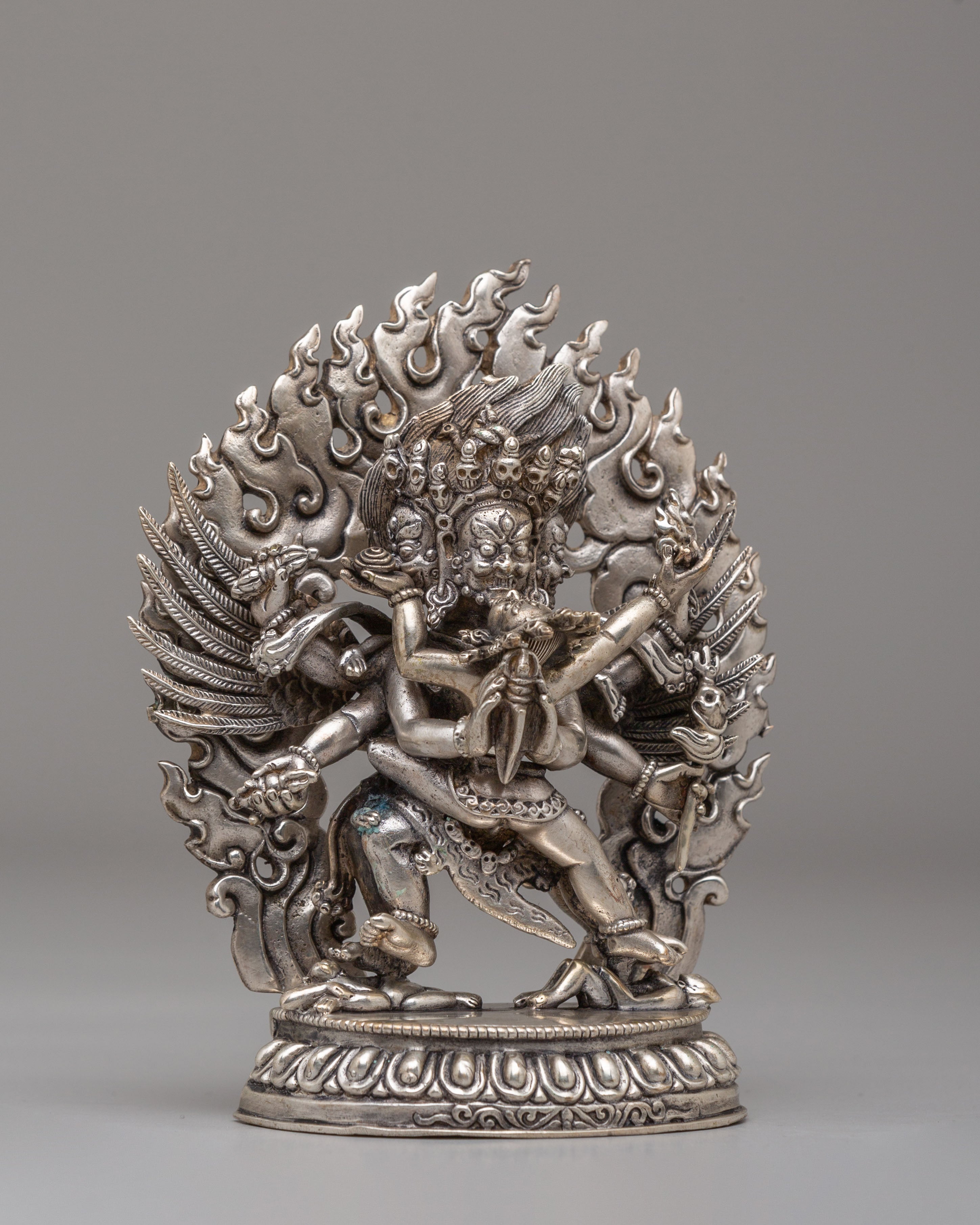 Sacred Himalayan Vajrakilaya Statue | Buddhist Tantric Deity