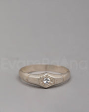 Handmade Decorative Art Ring | Sparkling Zircon | Artisan Jewelry