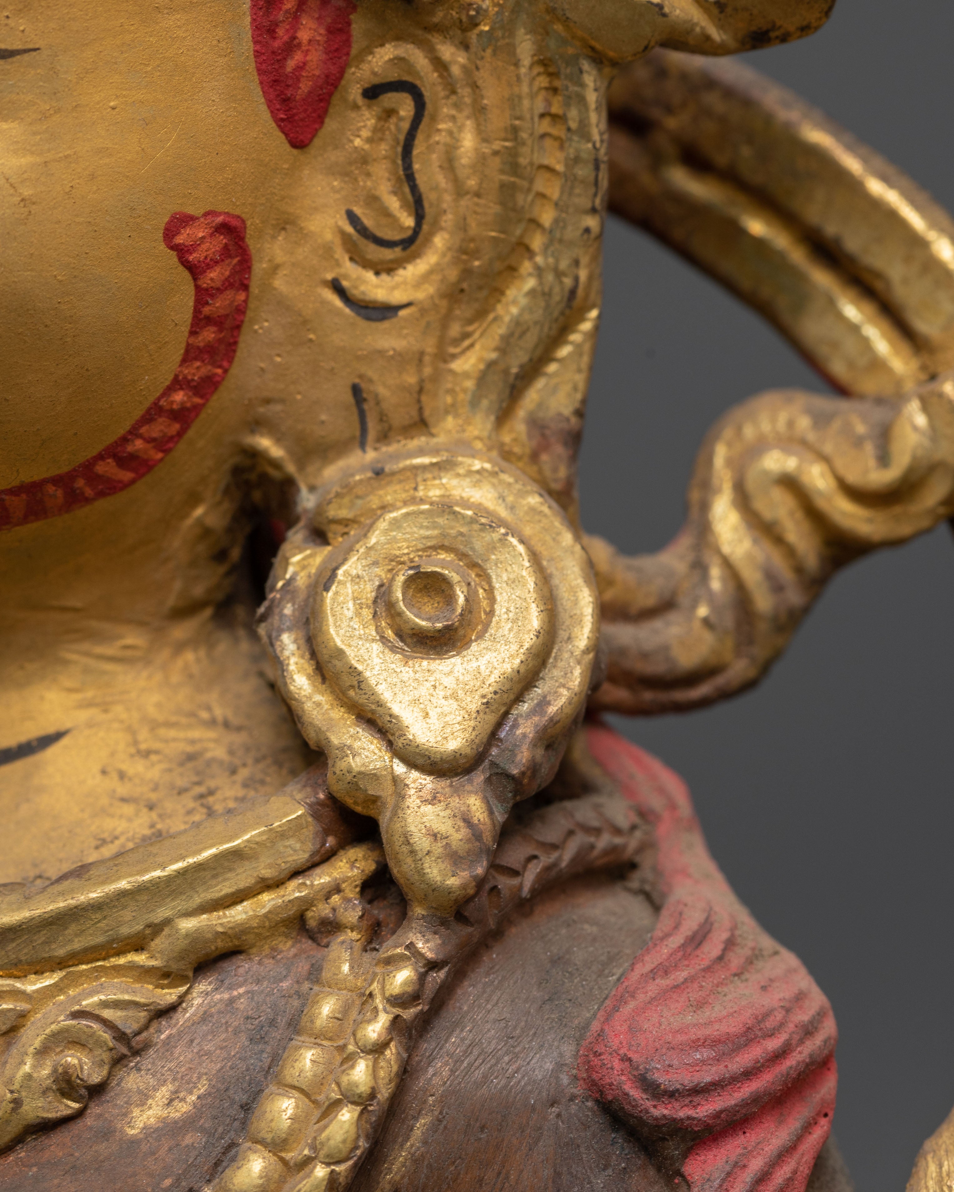 Spiritual Dzambhala Deity Statue | Wealth Deity Sculpture