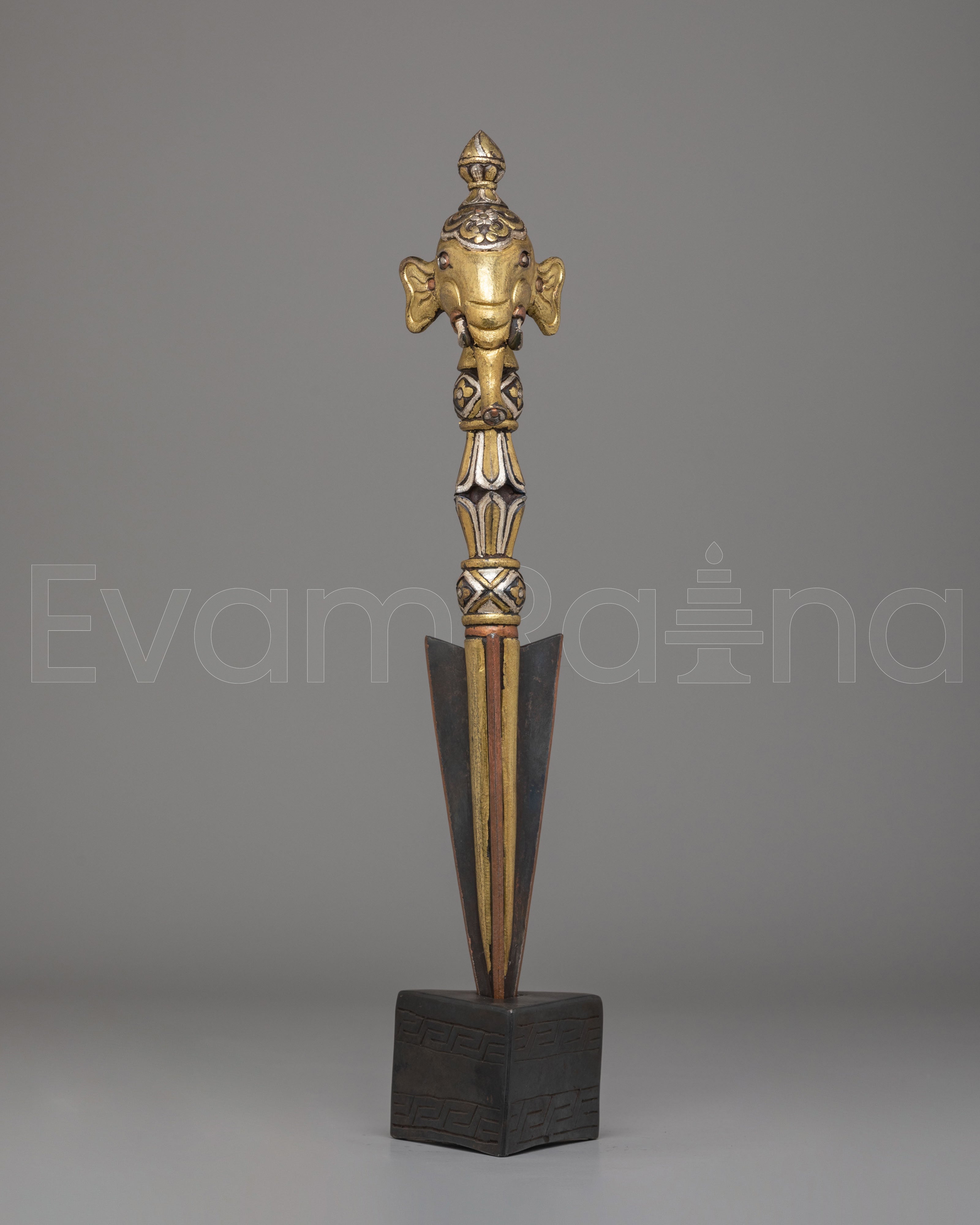 Ritual Dagger with Elephant Motif 