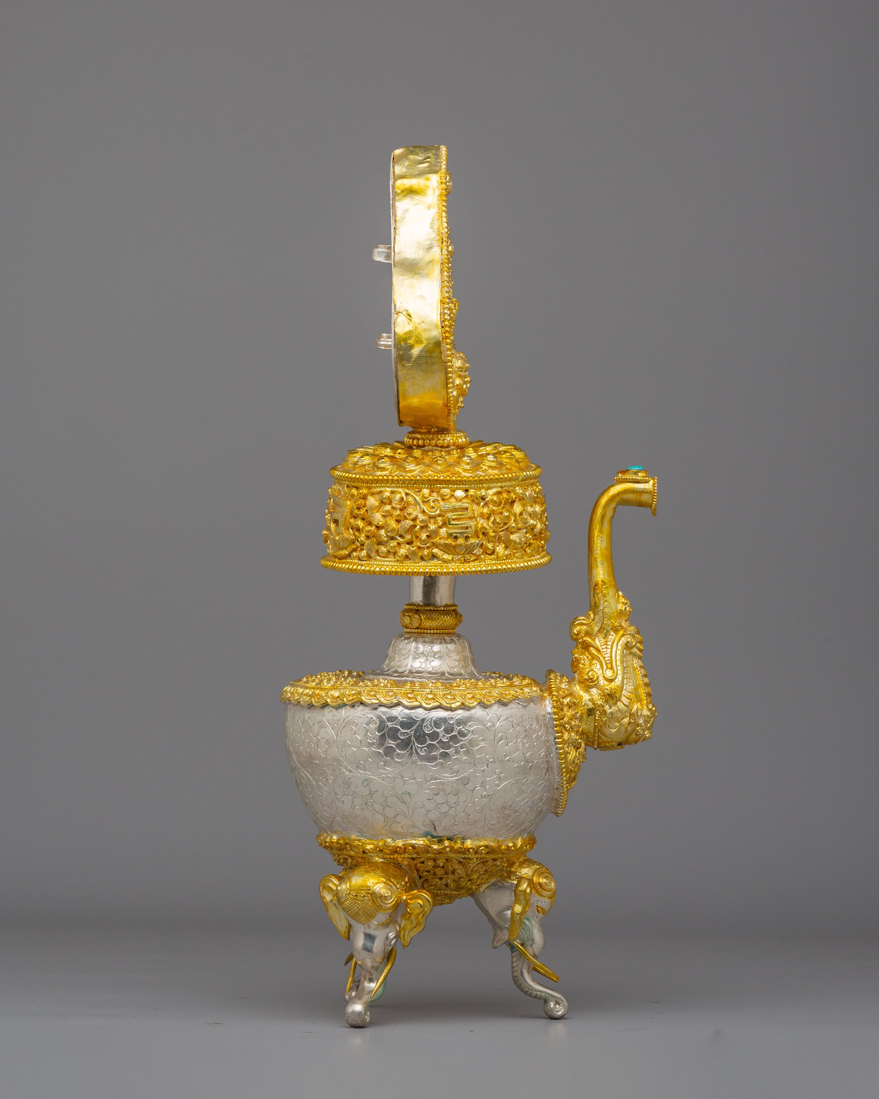 Buddhist Altar Ritual Bhumba | Sacred Vessel for Puja & Offerings