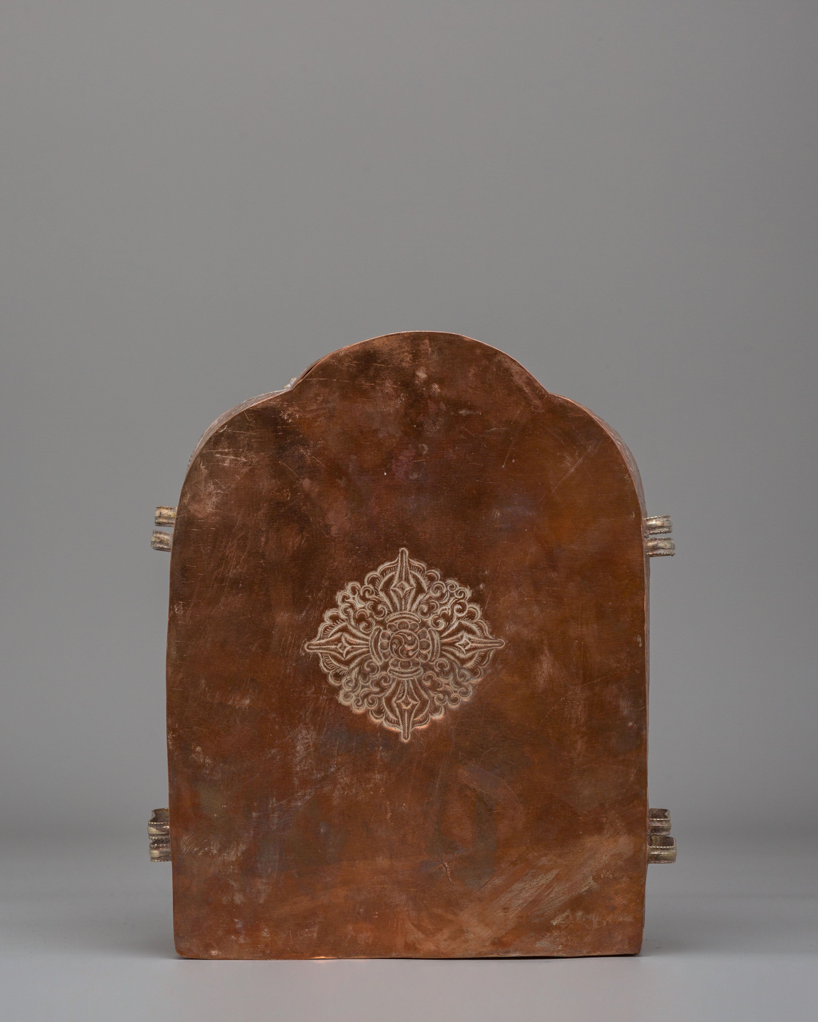 Handmade Traditional Chitipati Ghau Box | Ritual Offering Box