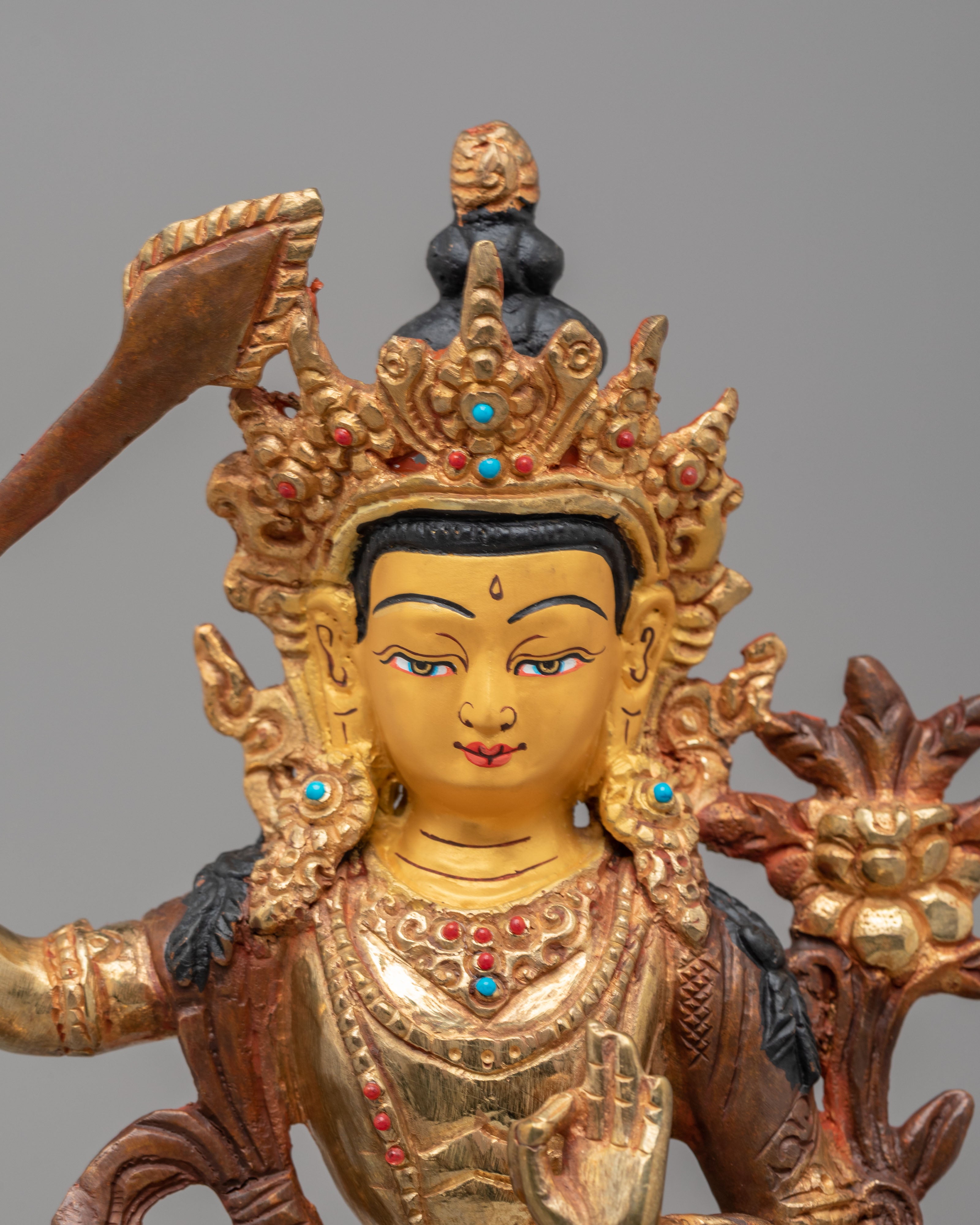 Spiritual Manjushri Figurine | Bodhisattva of Wisdom