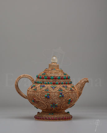 Handcrafted Filigree Tea Pot