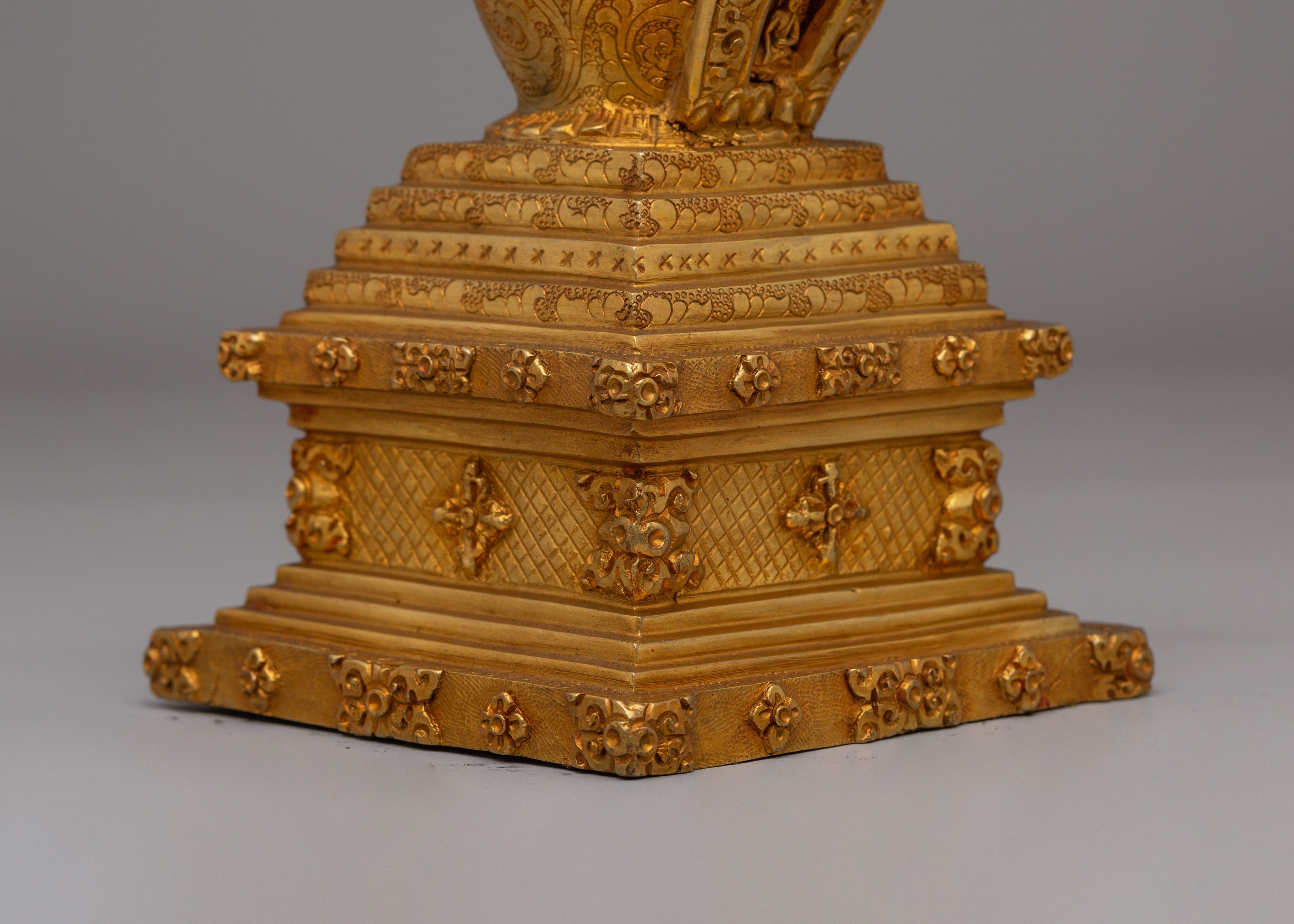 Handmade Himalayan Stupa | Enlightenment Stupa