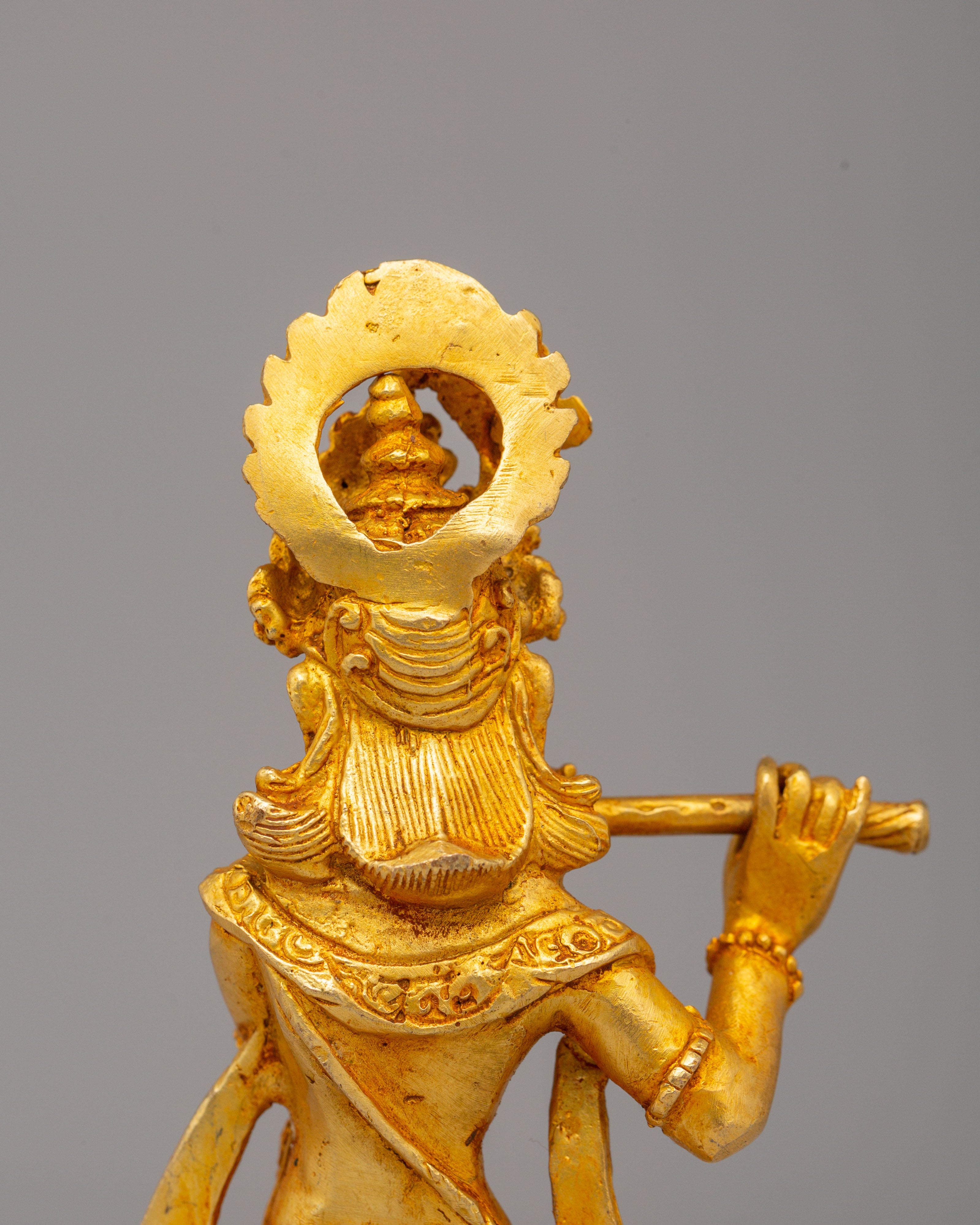 Sacred Krishna Statue | Hindu Deity Statue for Meditation