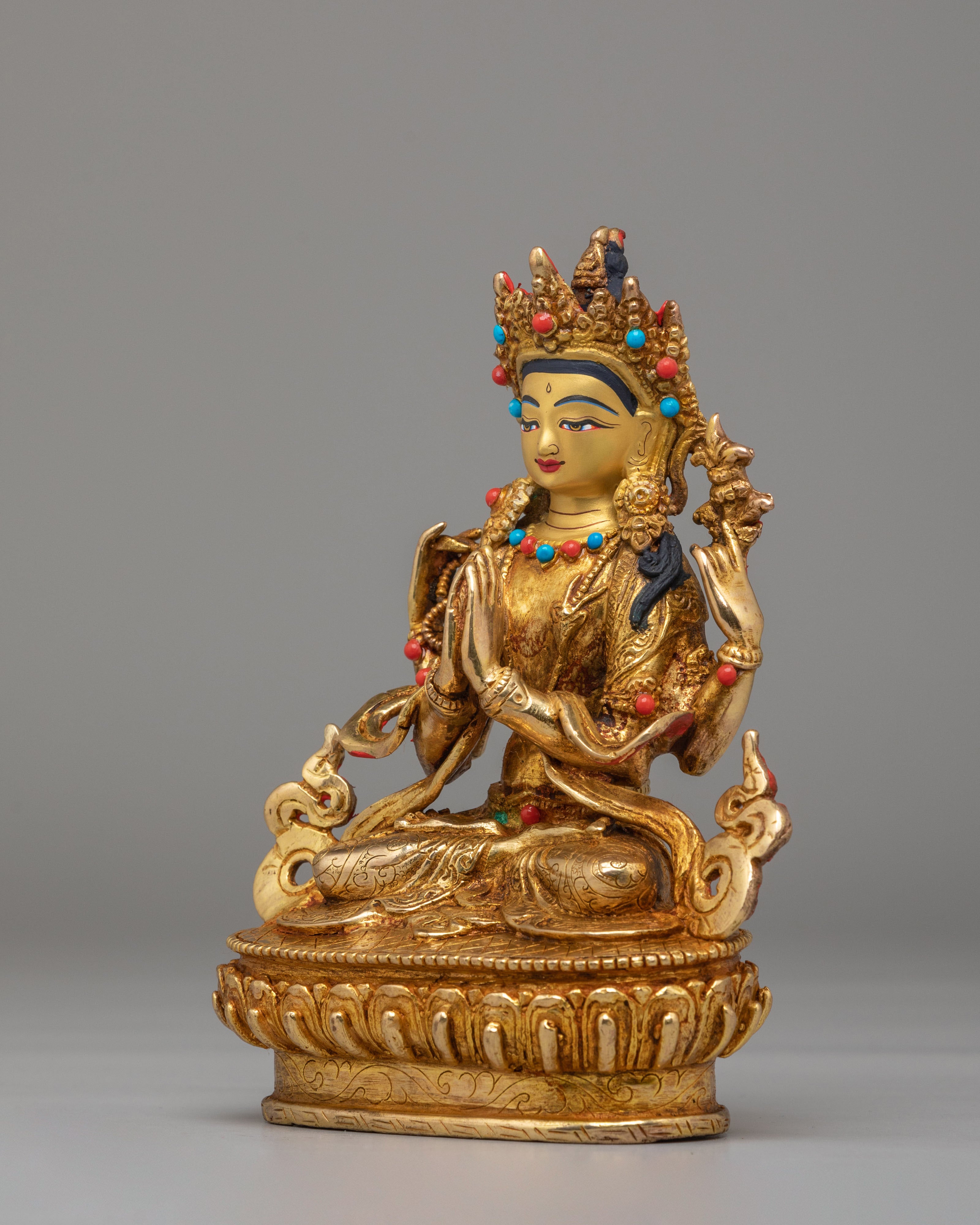 Avalokiteshvara Sculpture for Compassion | Meditation Altar Statue for Compassion