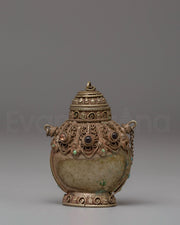 Decorative Crystal Snuff Pot