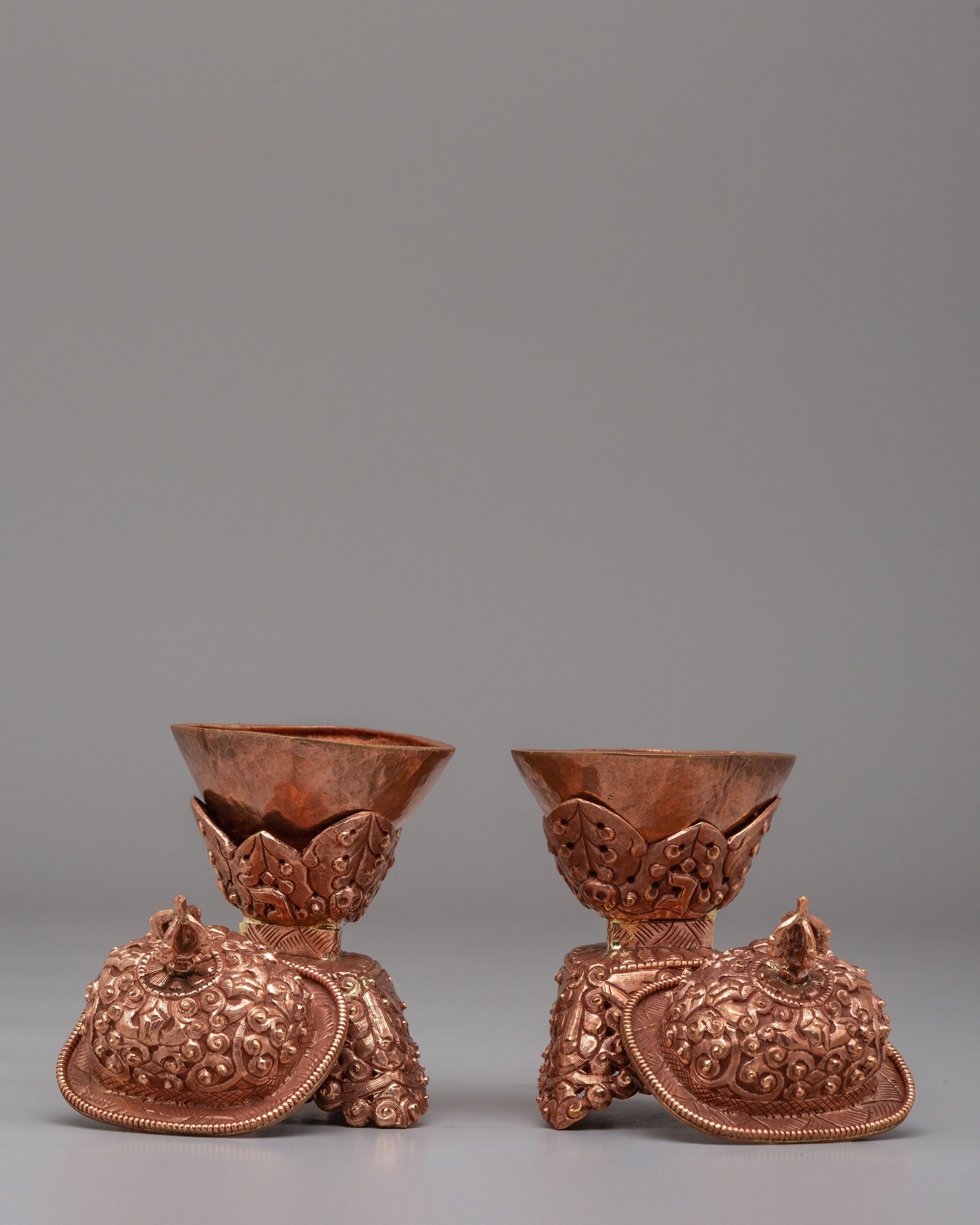 Traditional Skull Cup Set | Ritual Tool for Tantric Practices
