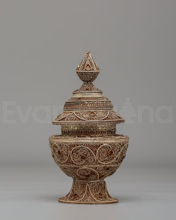Sacred Buddhist Ritual Rice Pot