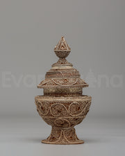Sacred Buddhist Ritual Rice Pot