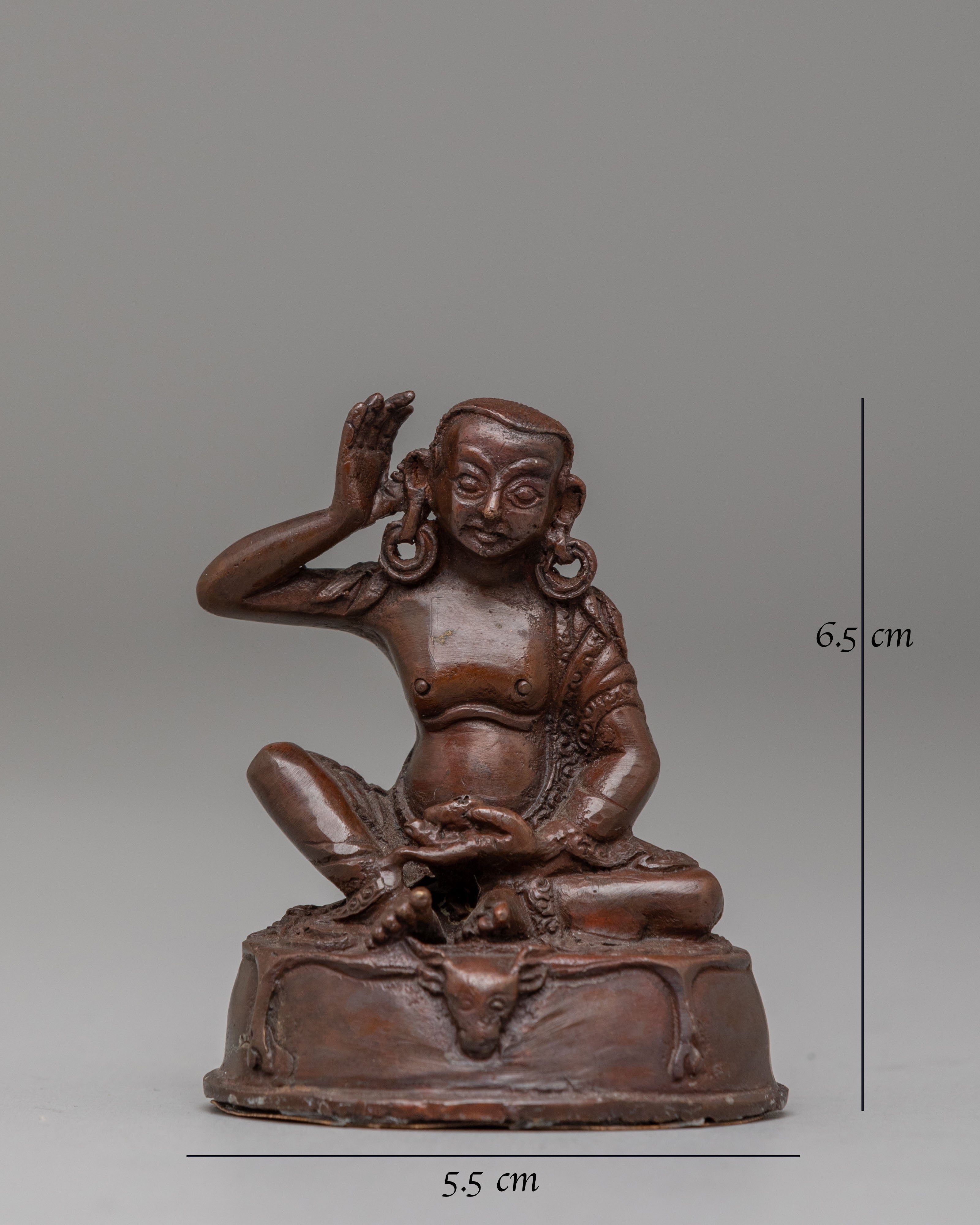 Himalayan Milarepa Sculpture | Spiritual Decor for Meditation