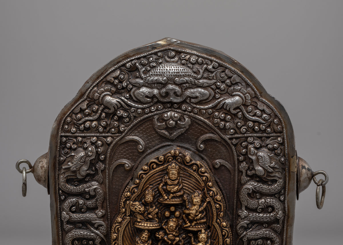 Sacred Tibetan Ghau Box | Handcrafted Ritual Storage Box