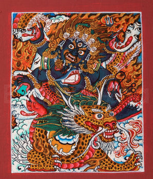 Mahakala Thangka Locket