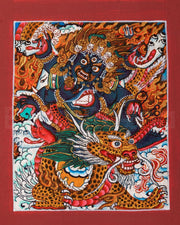 Mahakala Thangka Locket