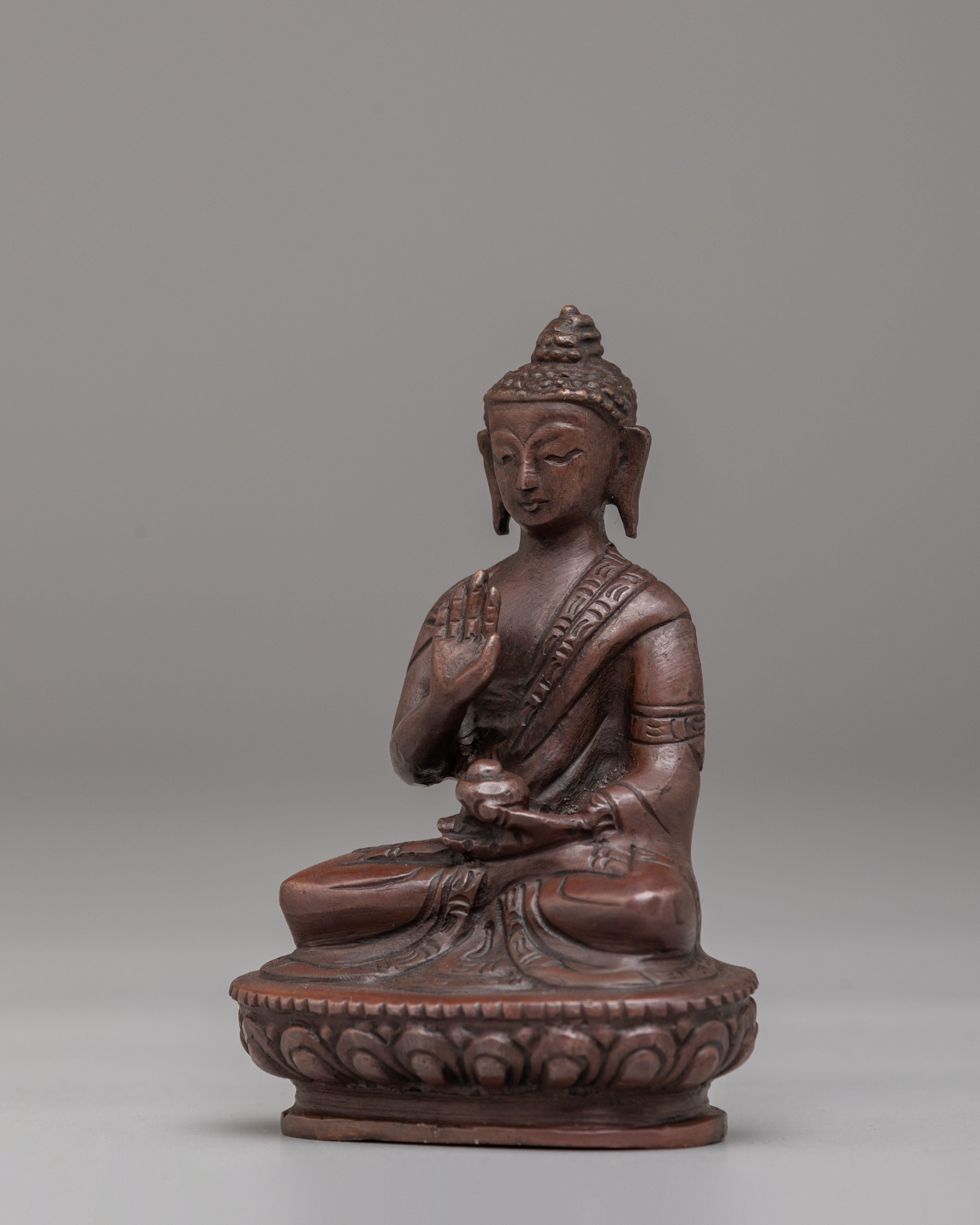 Handcrafted Amogasiddhi Buddhist Statue | Spiritual Symbol