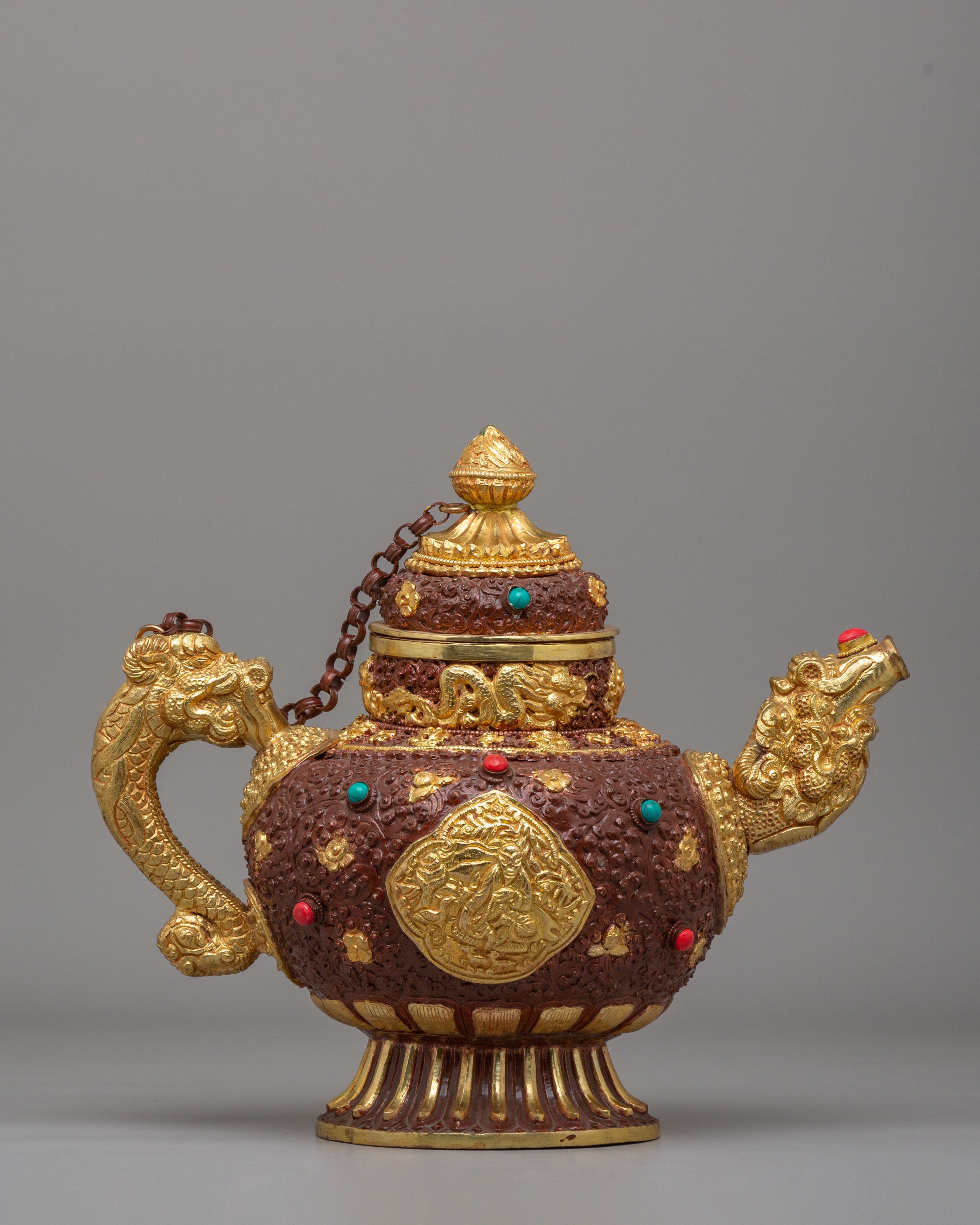 Himalayan Tibetan Tea Pot | Spiritual and Cultural Decor