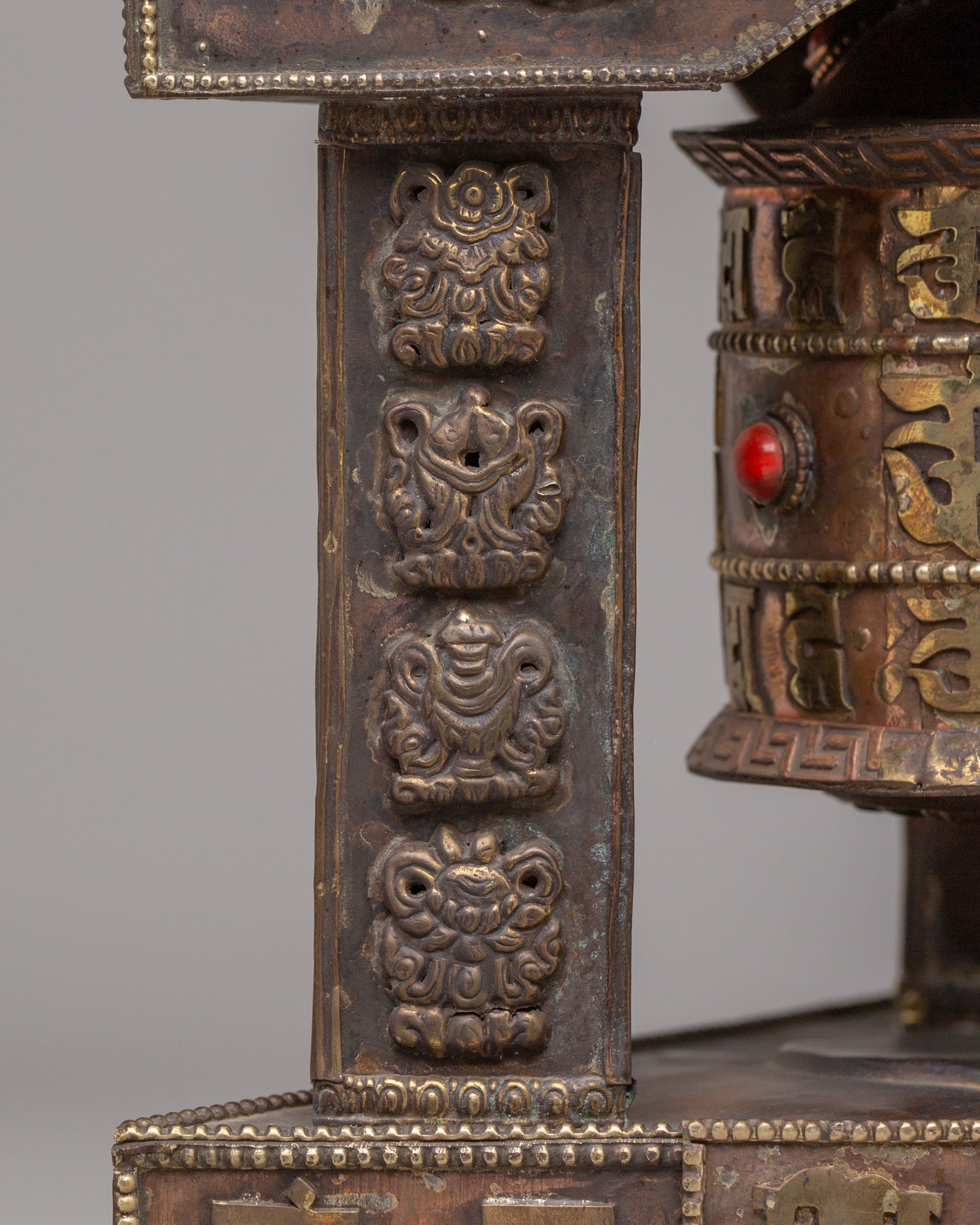 Buddhist Tibetan Prayer Wheel | Handcrafted Spiritual Art