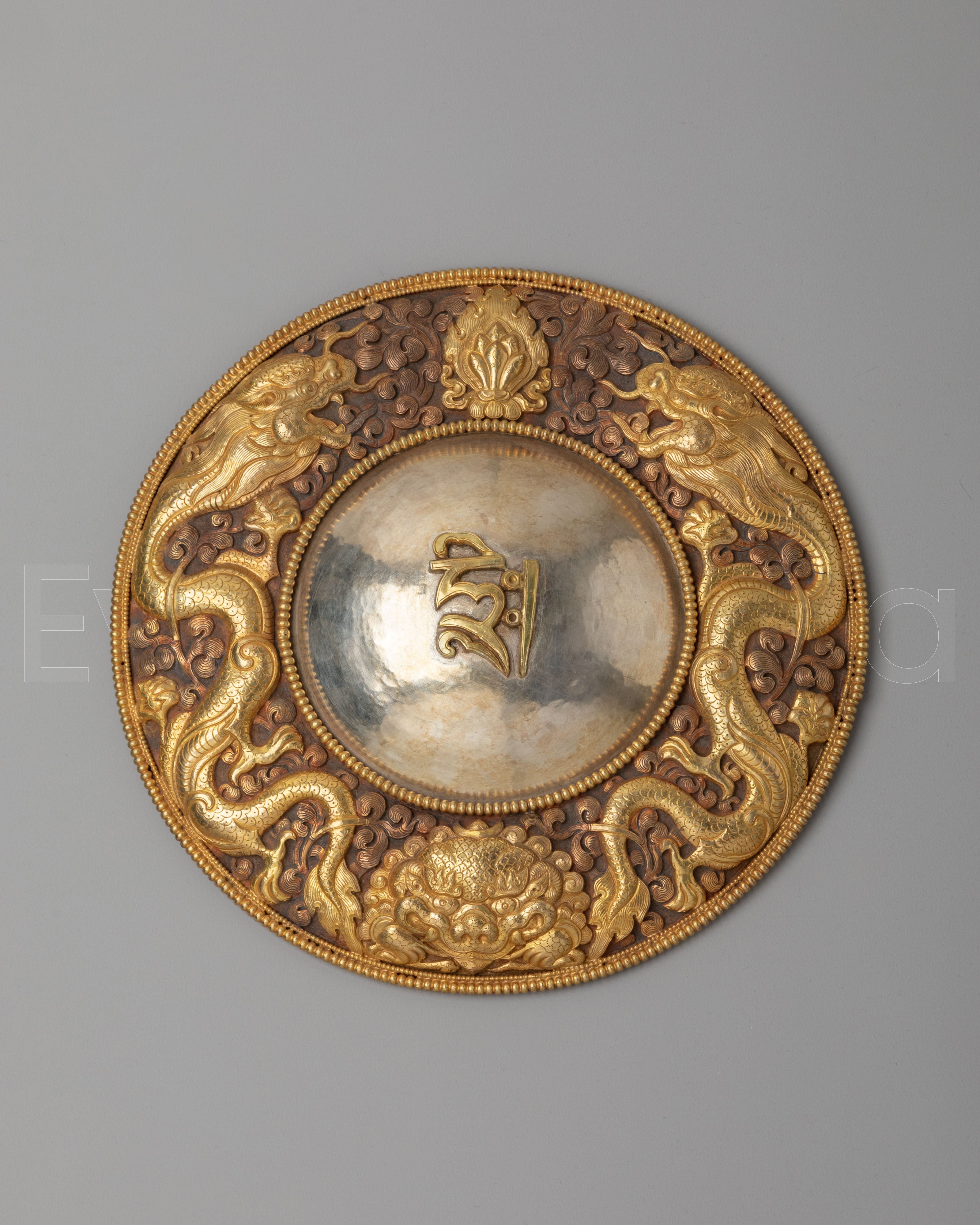 Mantra Carved Mirror