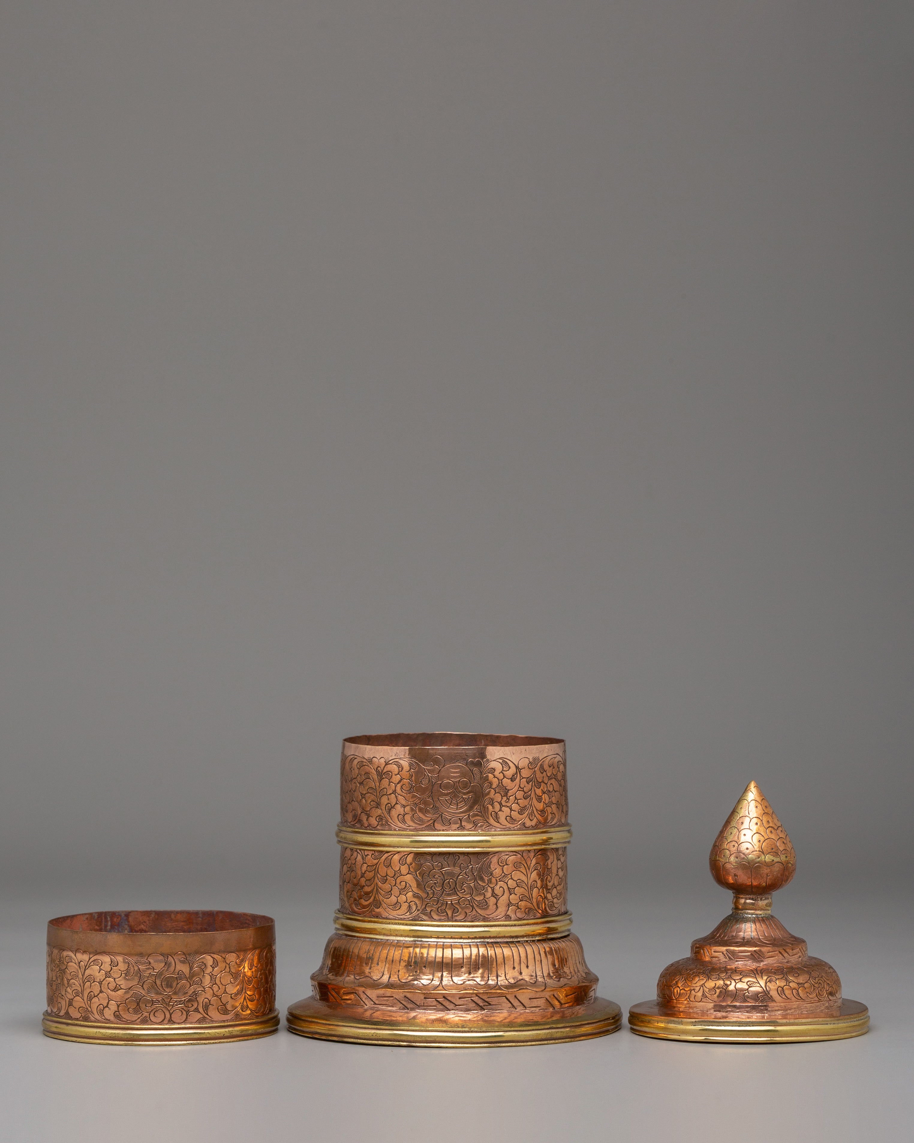 Handcrafted Altar Rice Pot | Sacred Offering Vessel for Meditation & Spiritual Practices