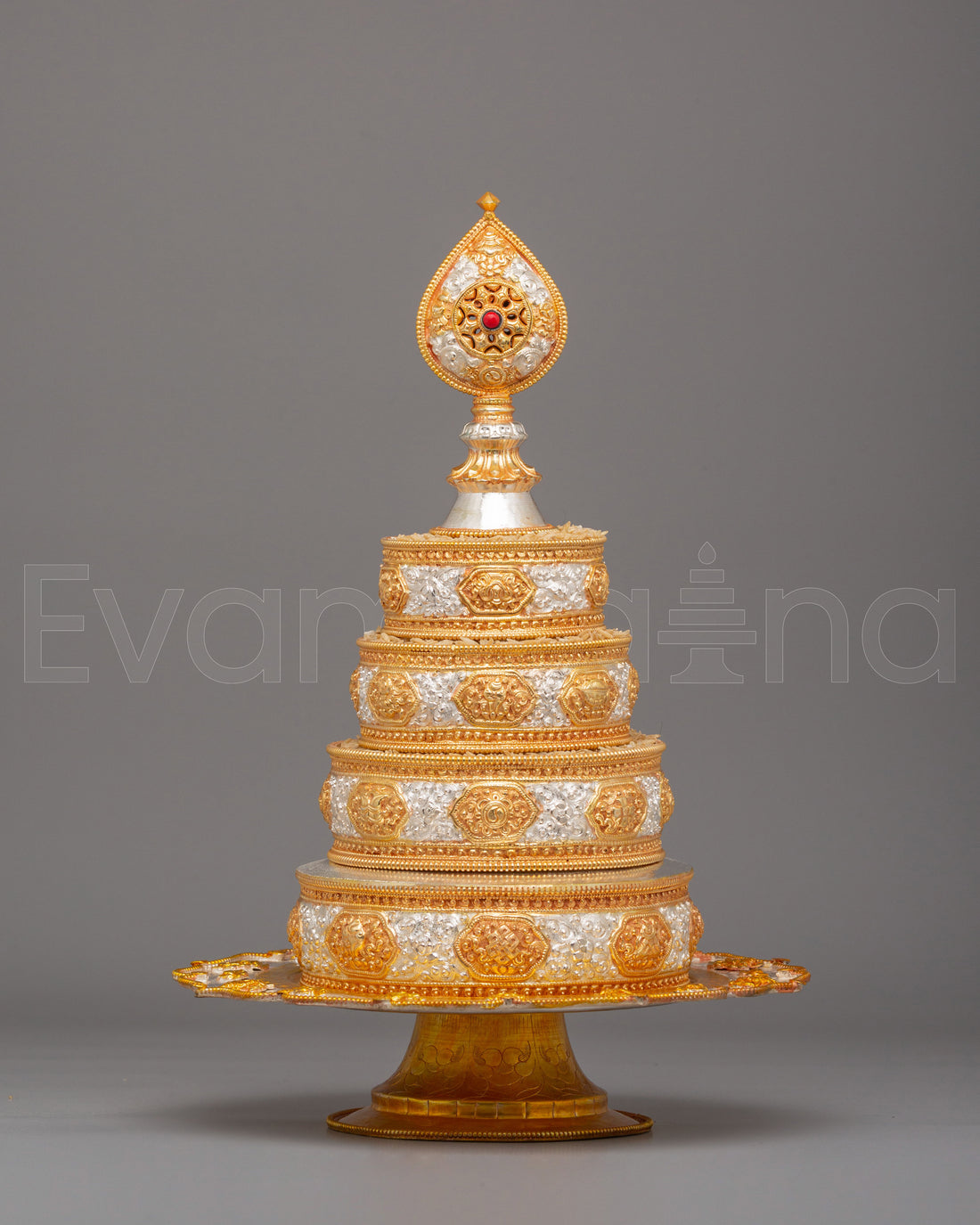 Sacred Buddhist Mandala Offering Set