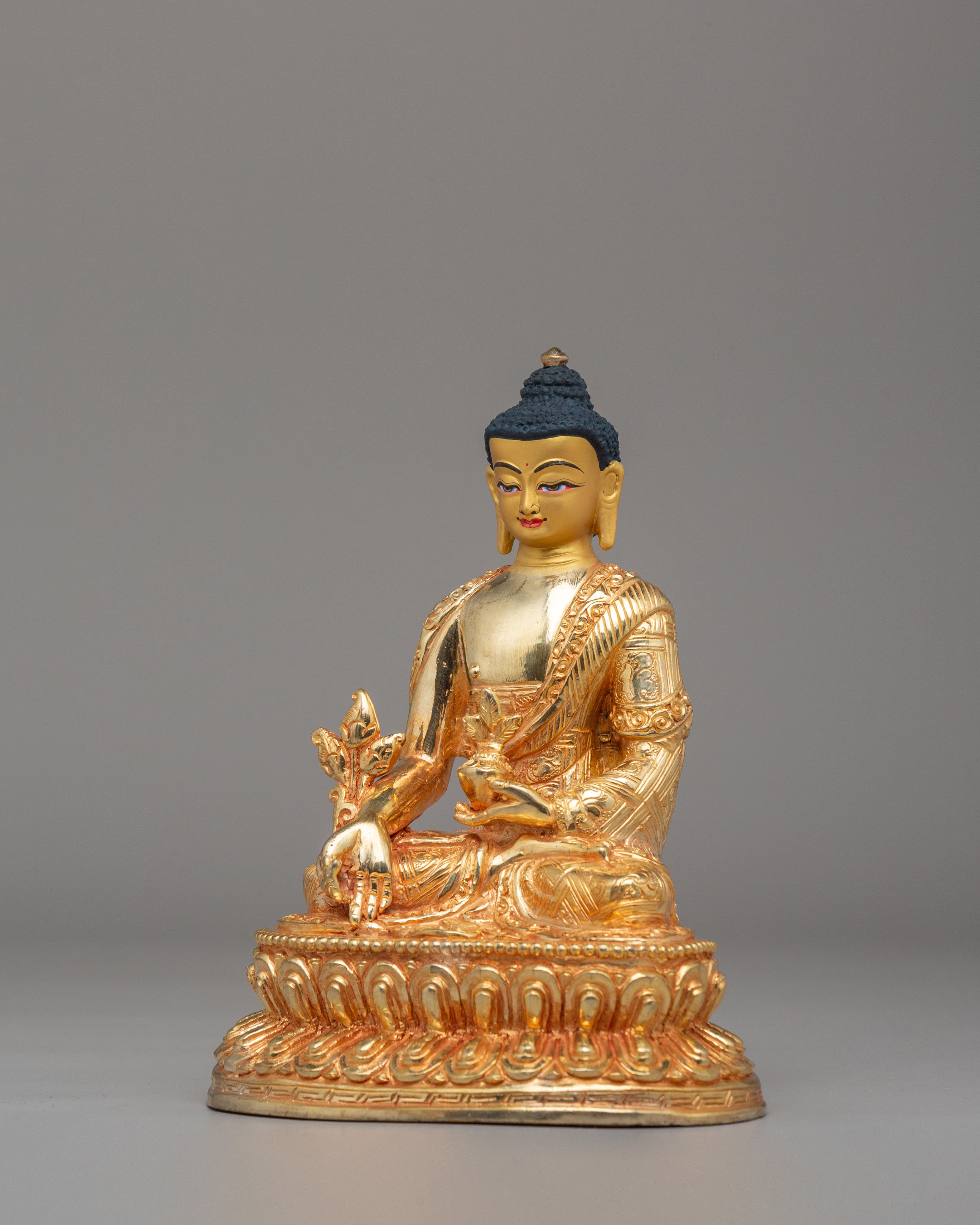 Handcrafted Medicine Buddha Altar Statue | Symbol of Healing and Compassion