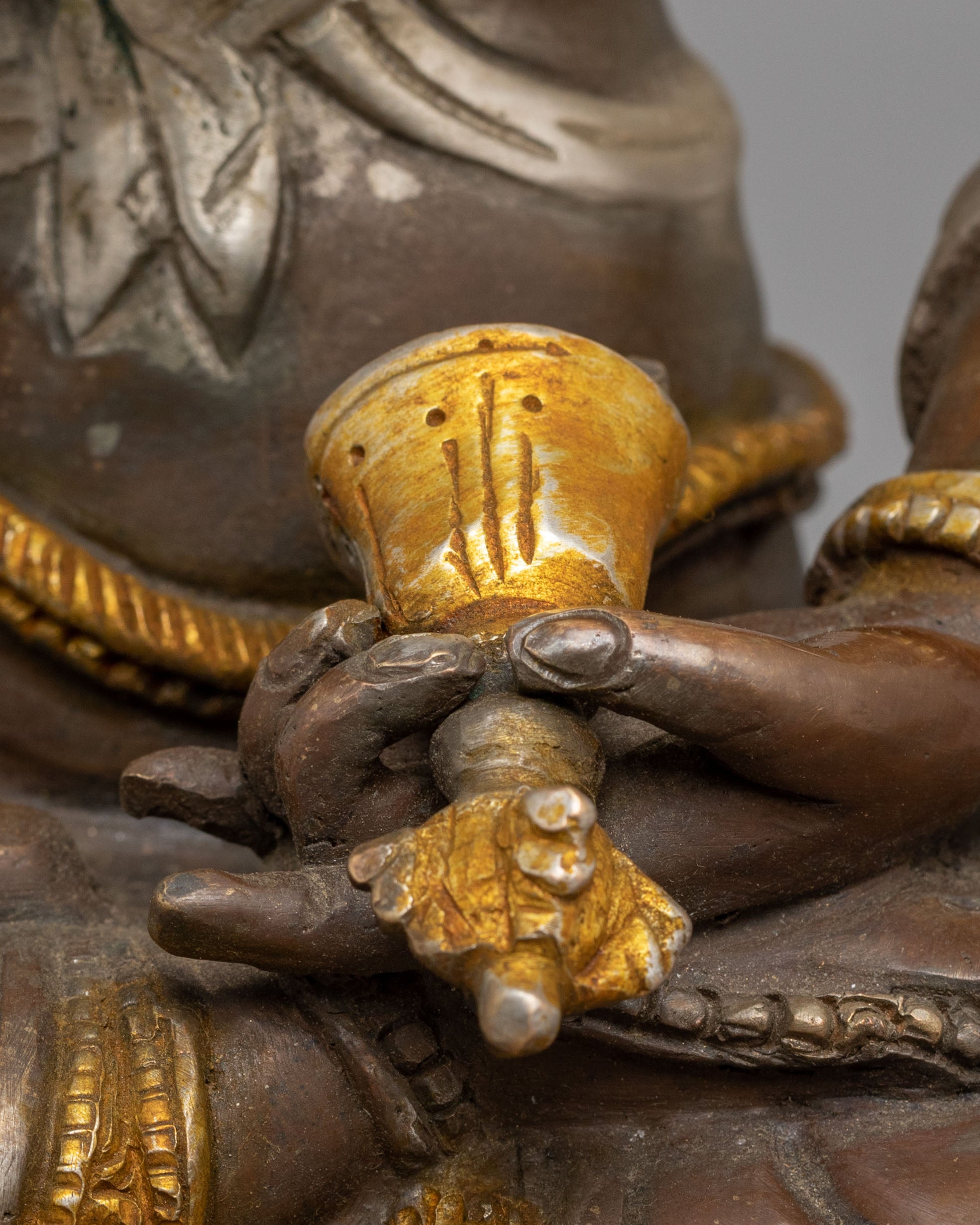 Tibetan Vajrasattva Deity Sculpture | Symbol of Purification