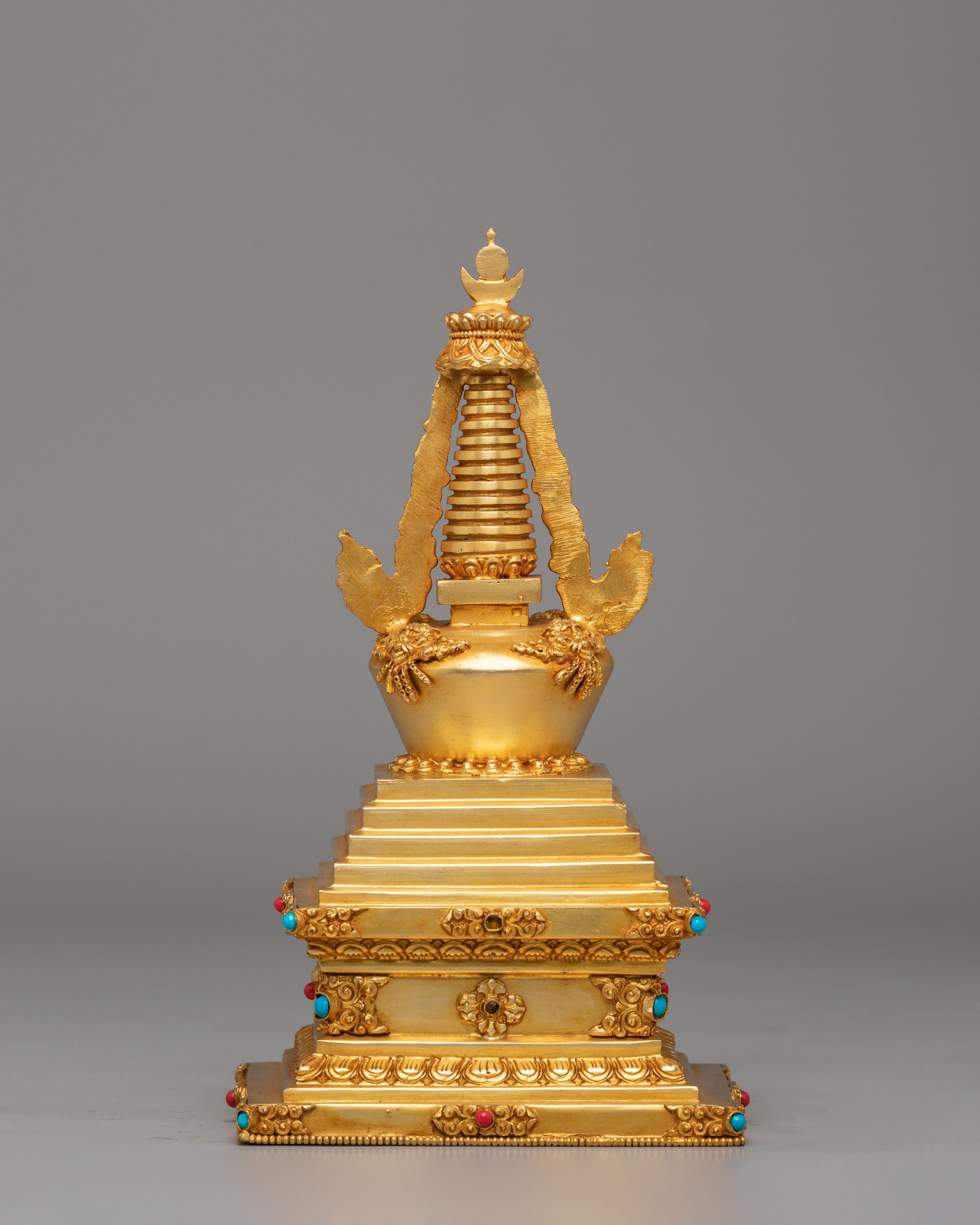 Machine-Made Altar Enlightenment Stupa | Symbol of Buddha’s Victory Over Mara