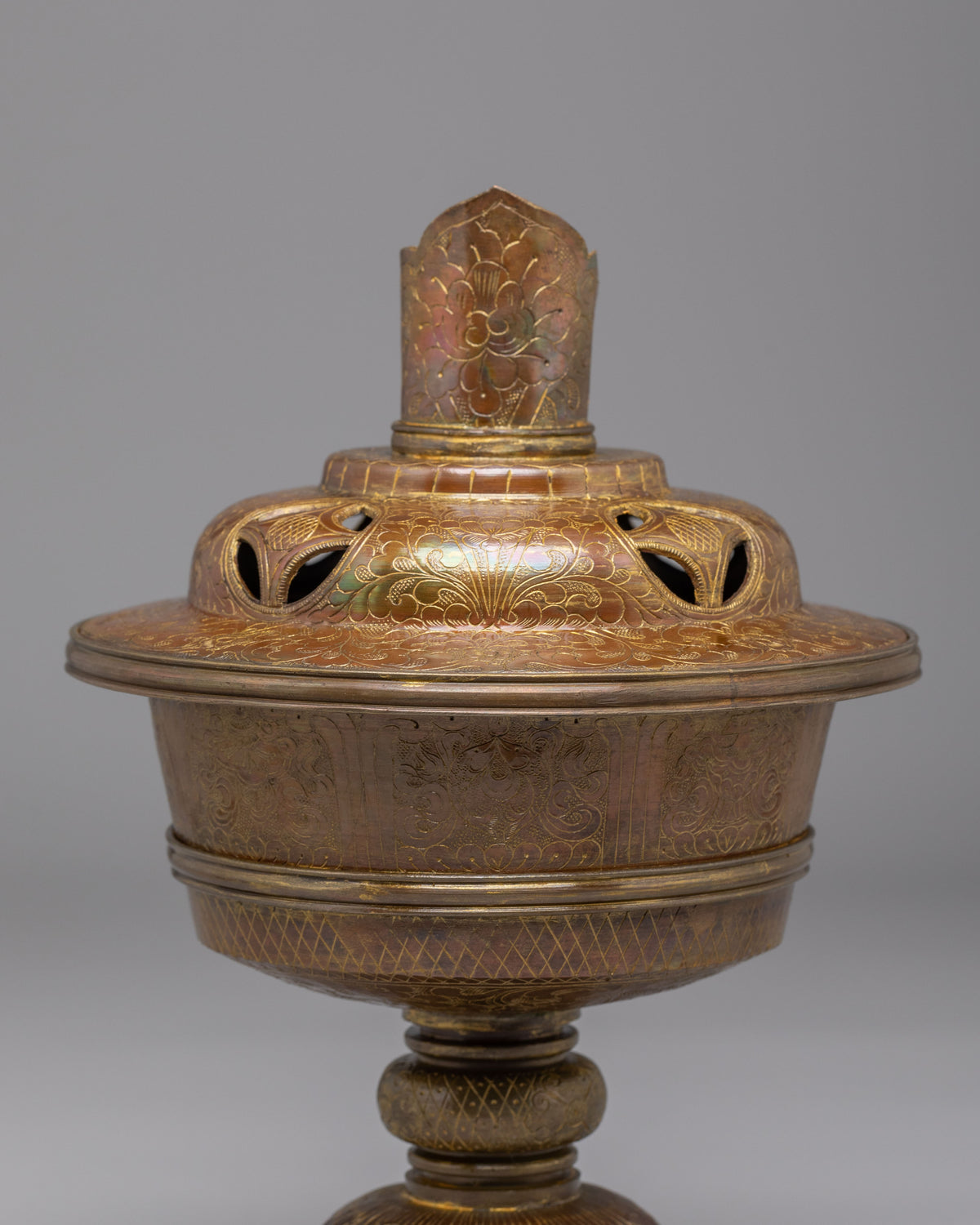 Ceremonial Butter Lamp | Tibetan Meditation & Altar Decor