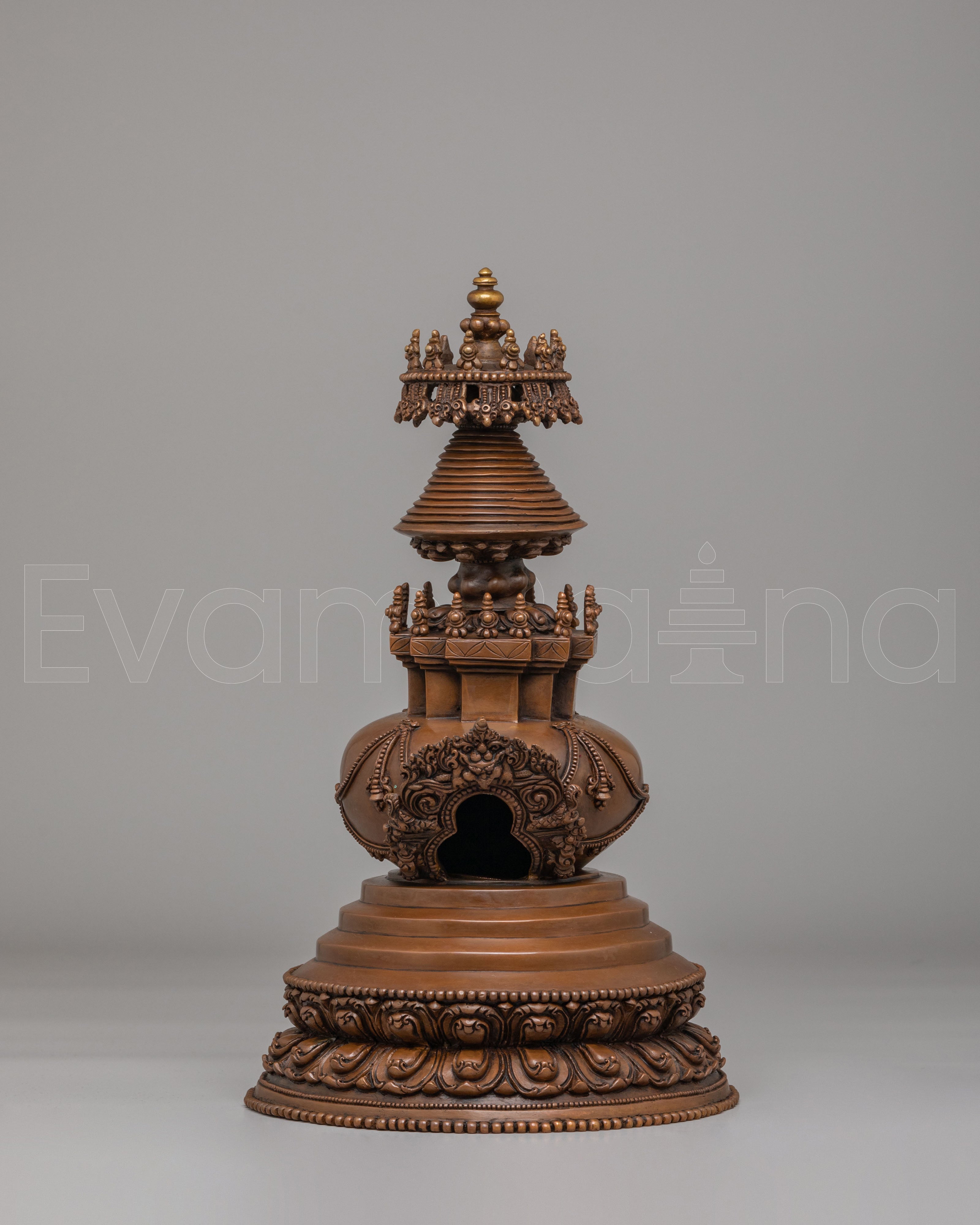Handcrafted Altar Kadampa Stupa